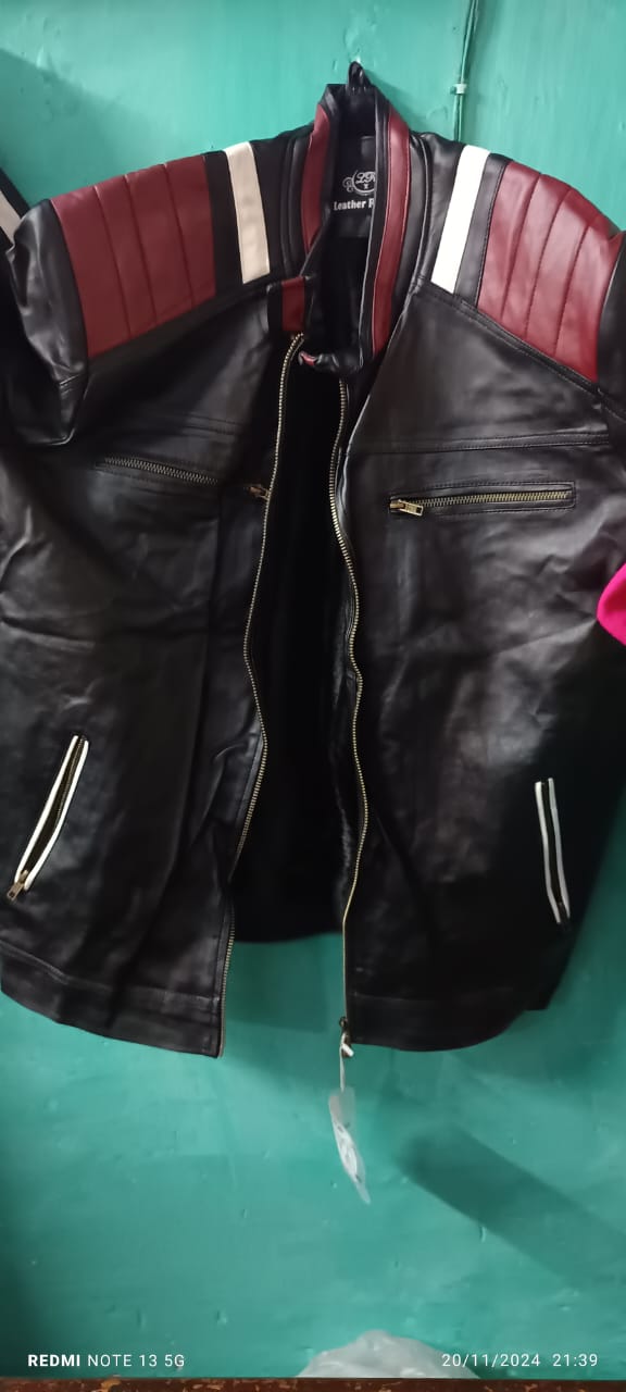 New leather jacket new brand  available for sale