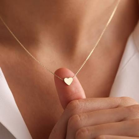 Mini Golden Heart Necklace  available for sale