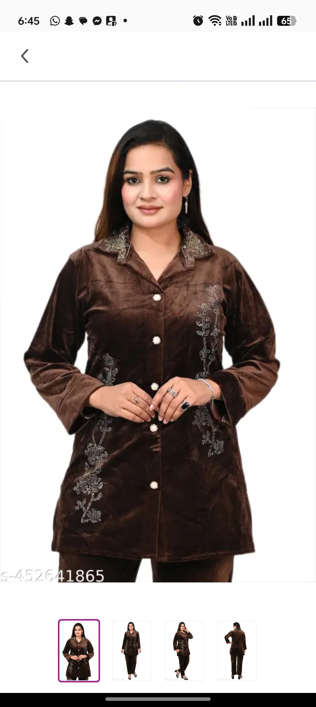 So beautiful Cord set for women and night' suit
Name: Cord set for women and night' suit available for sale