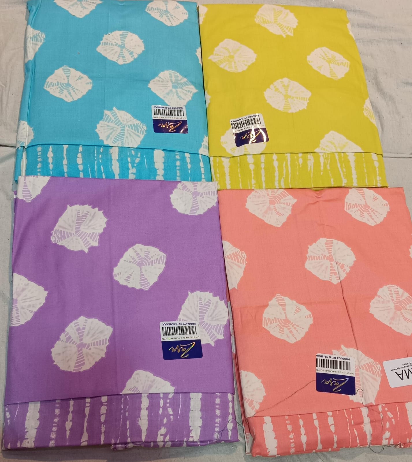Cotton suits  available for sale
