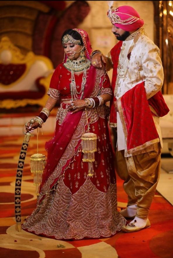 Bridal lehnga and sherwani available for sale