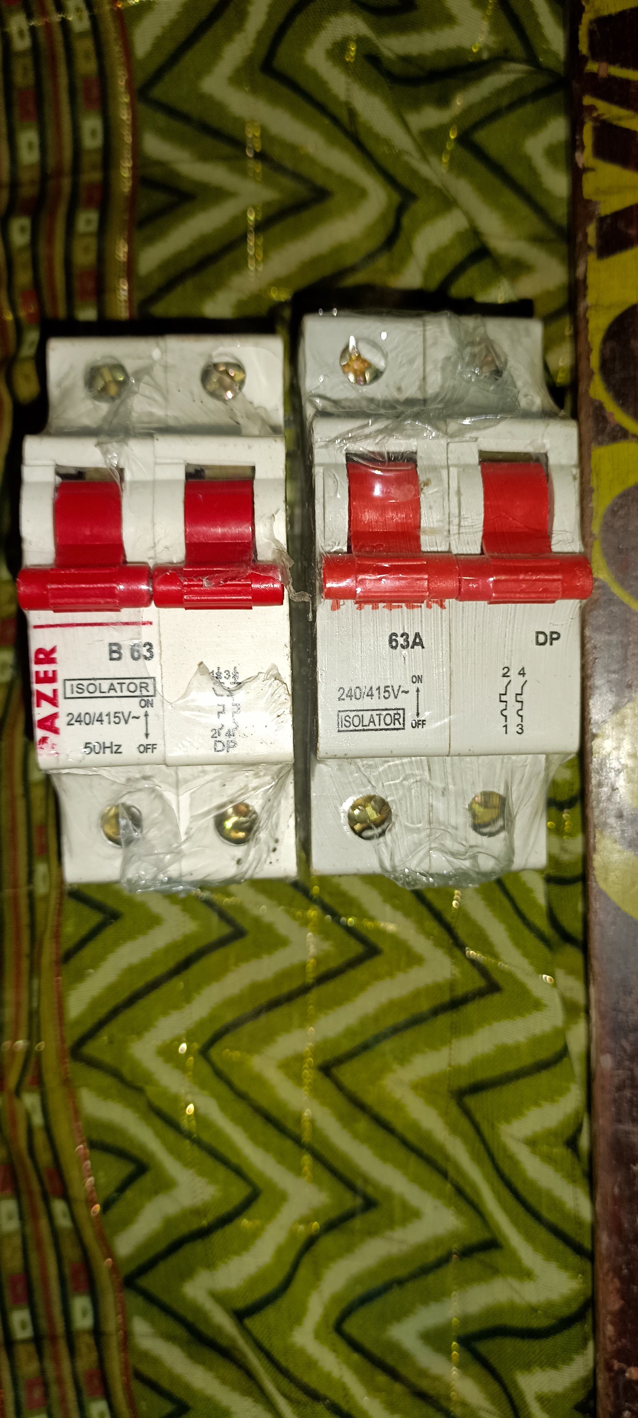 Mcb and isolator available for sale