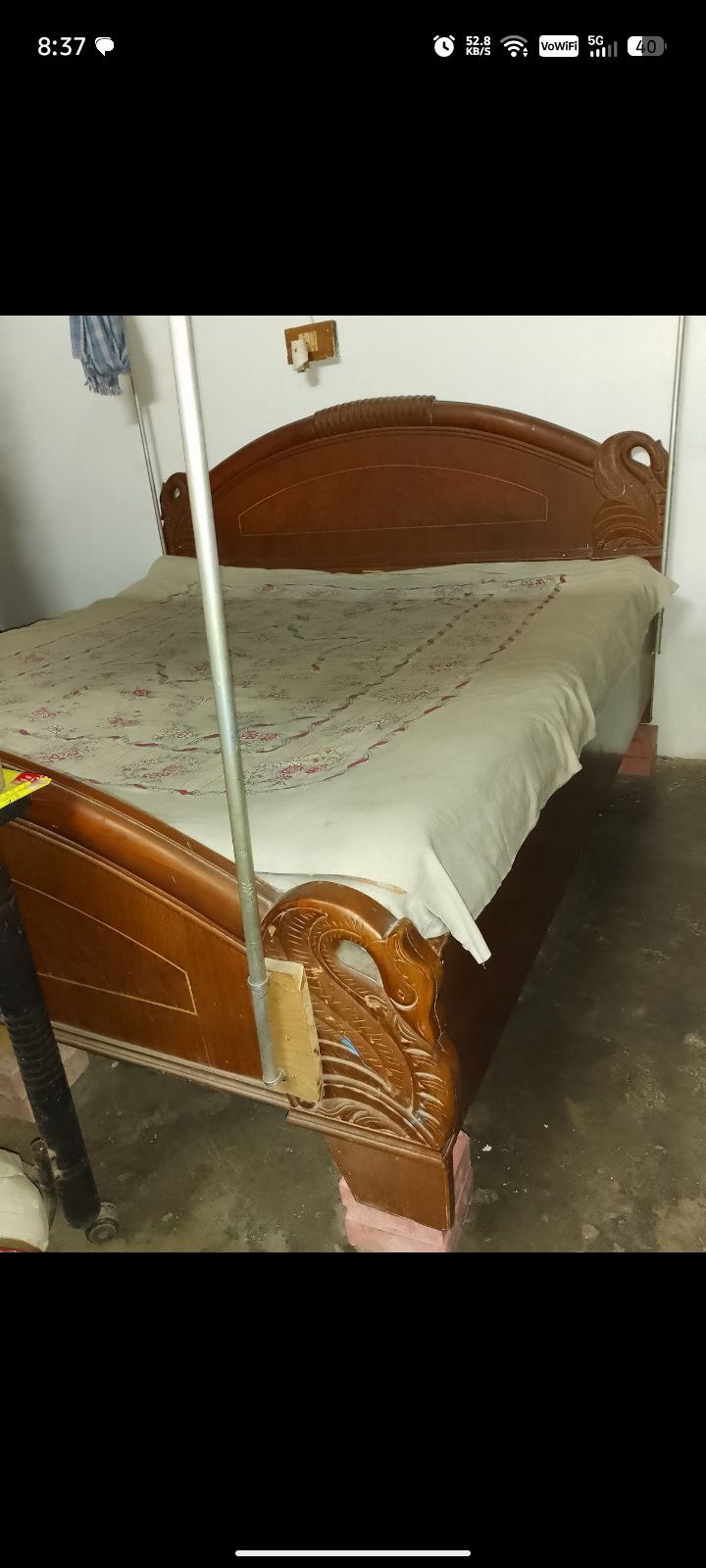 King size bed available for sale