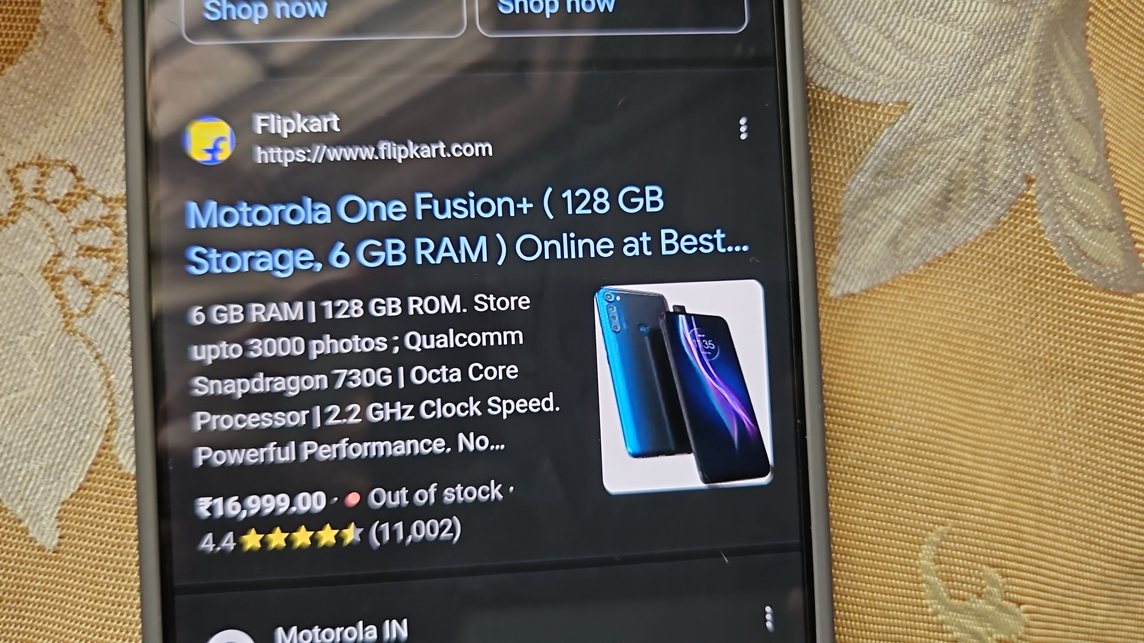 Motorola Fusion plus available for sale