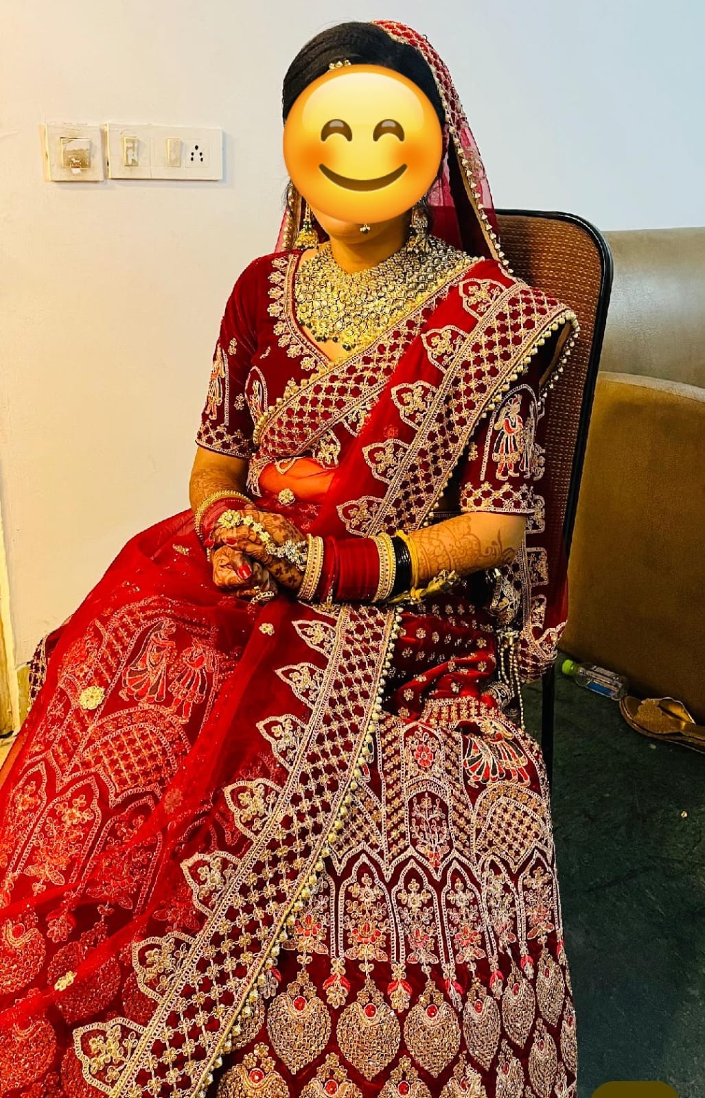 Bridal lehnga  available for sale