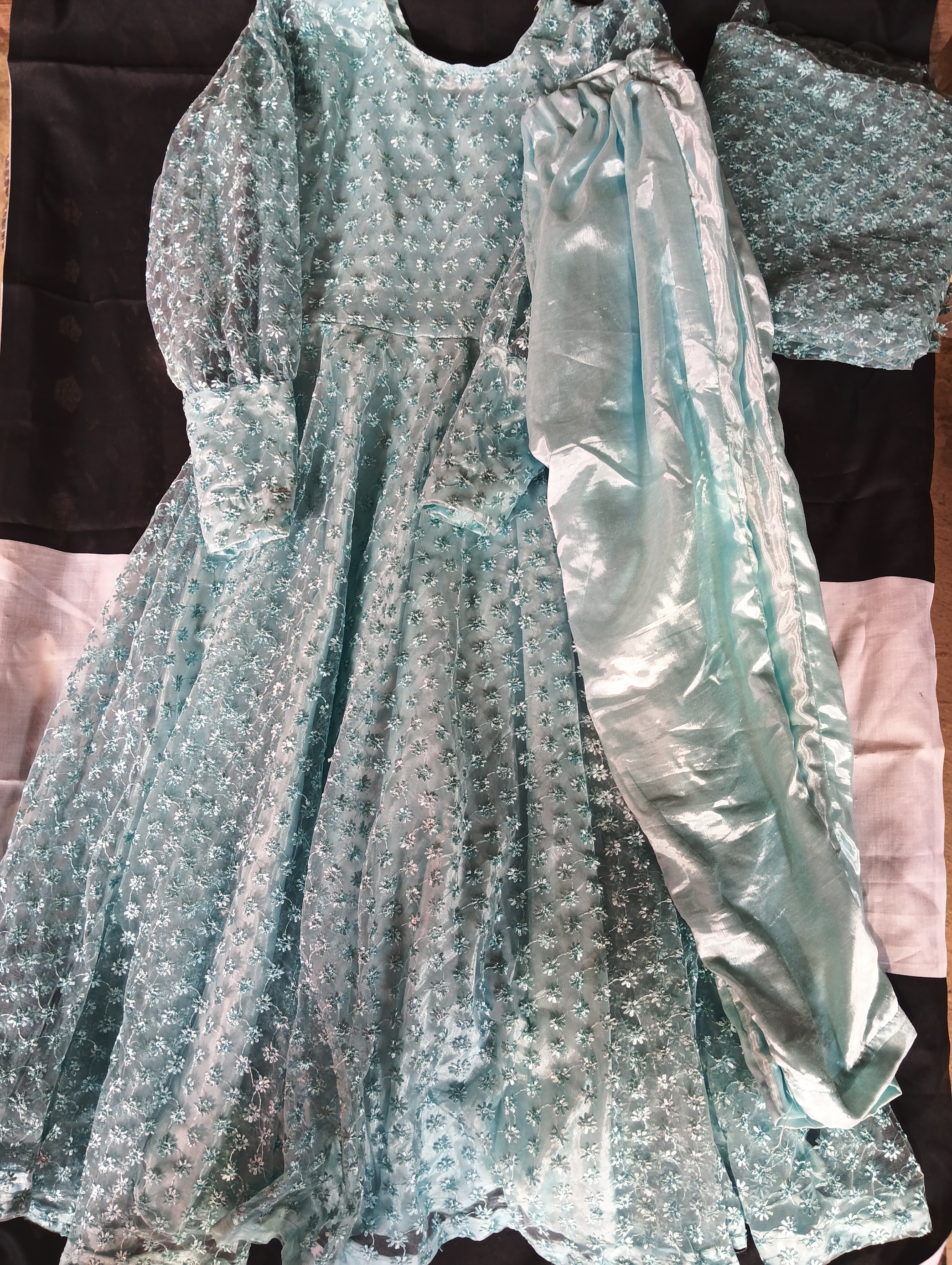 Anarkali Drees with Duptta and trouser available for sale