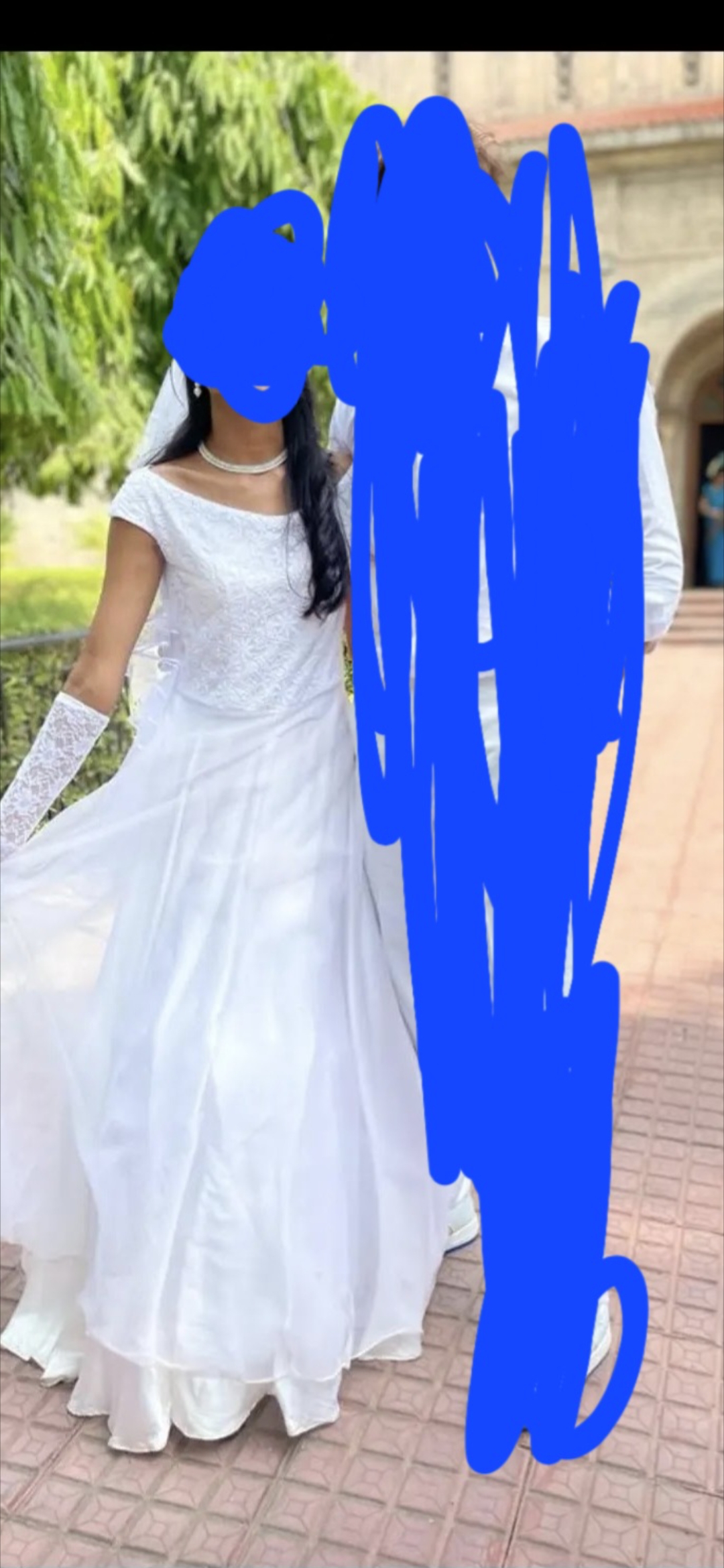 Christian bridal gown  available for sale