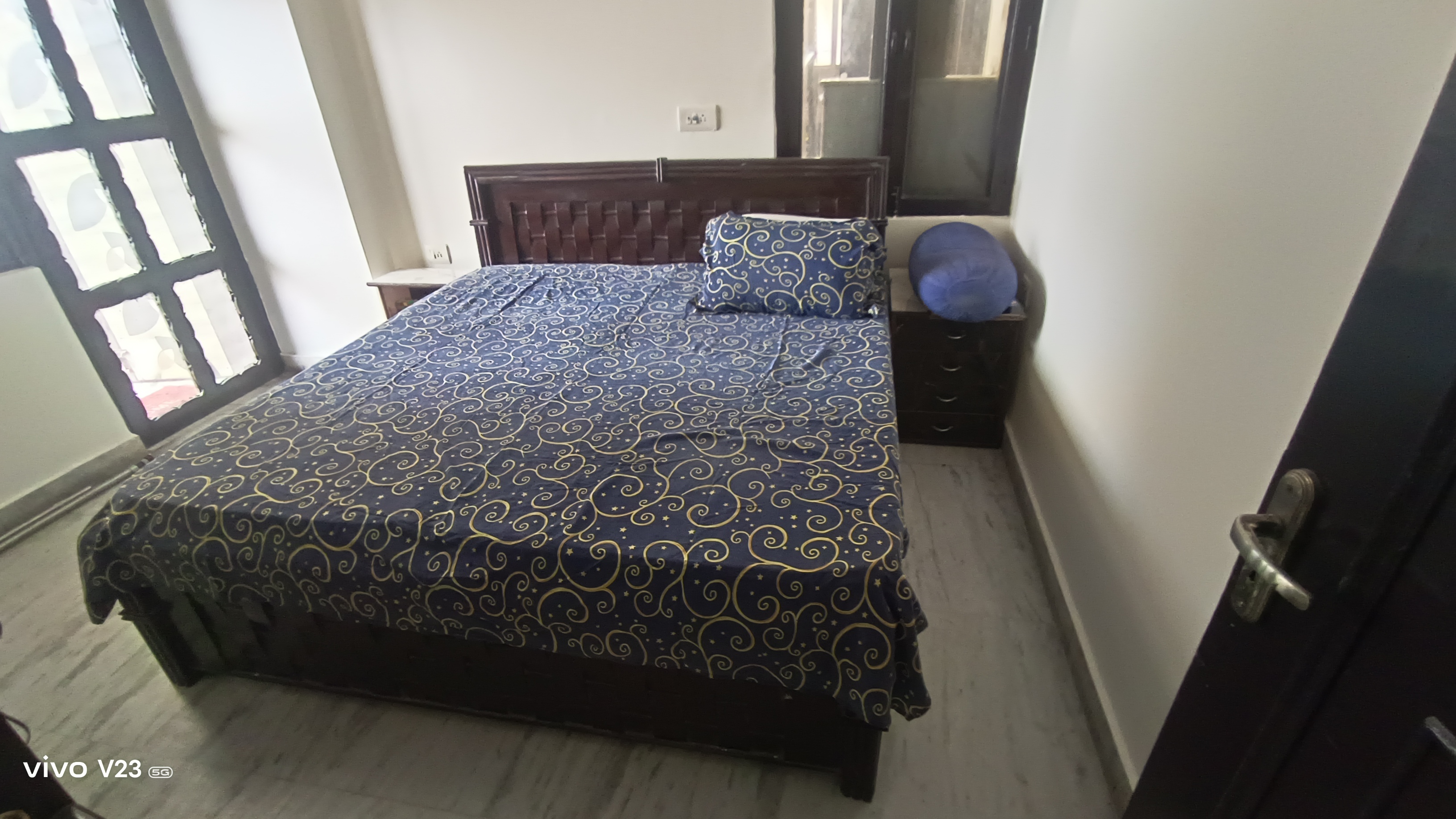 Double bed with mattress  available for sale