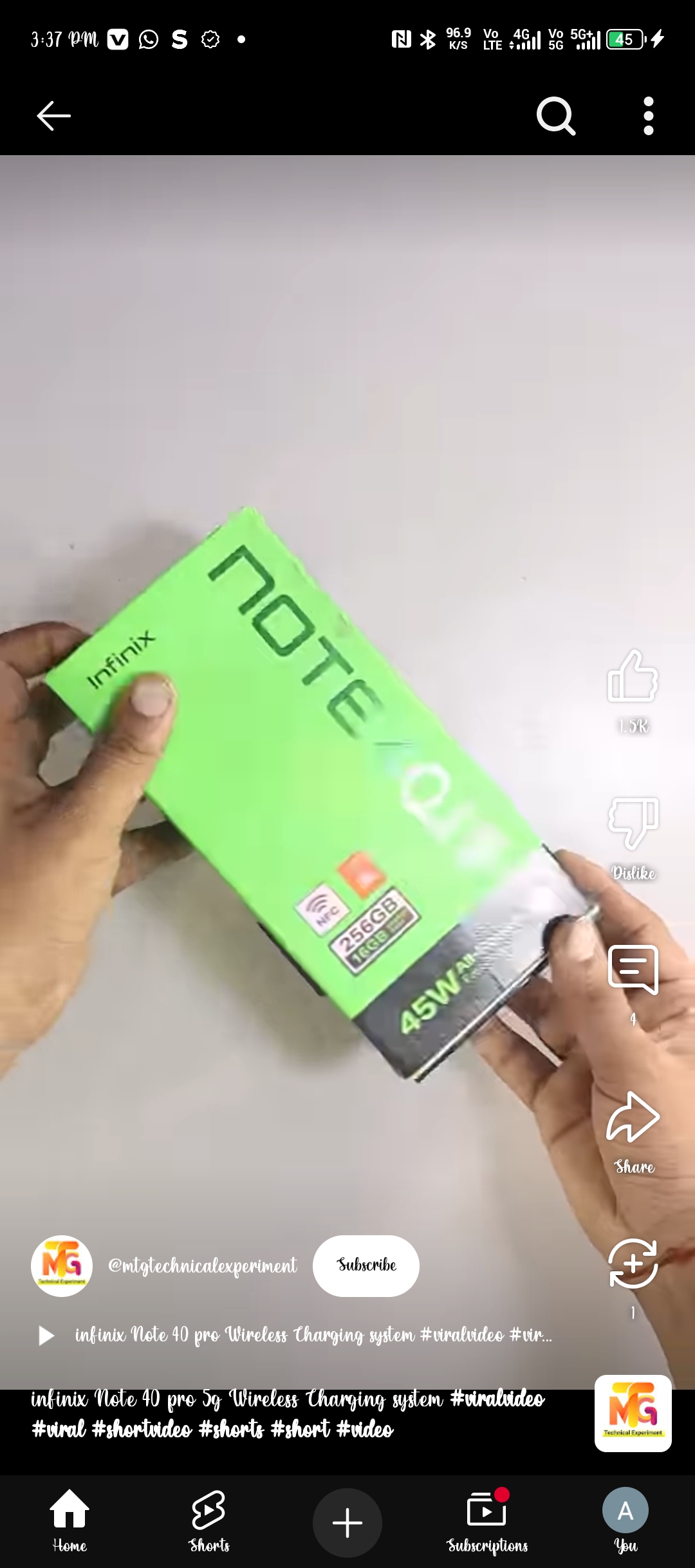 Infinix Note 40 available for sale
