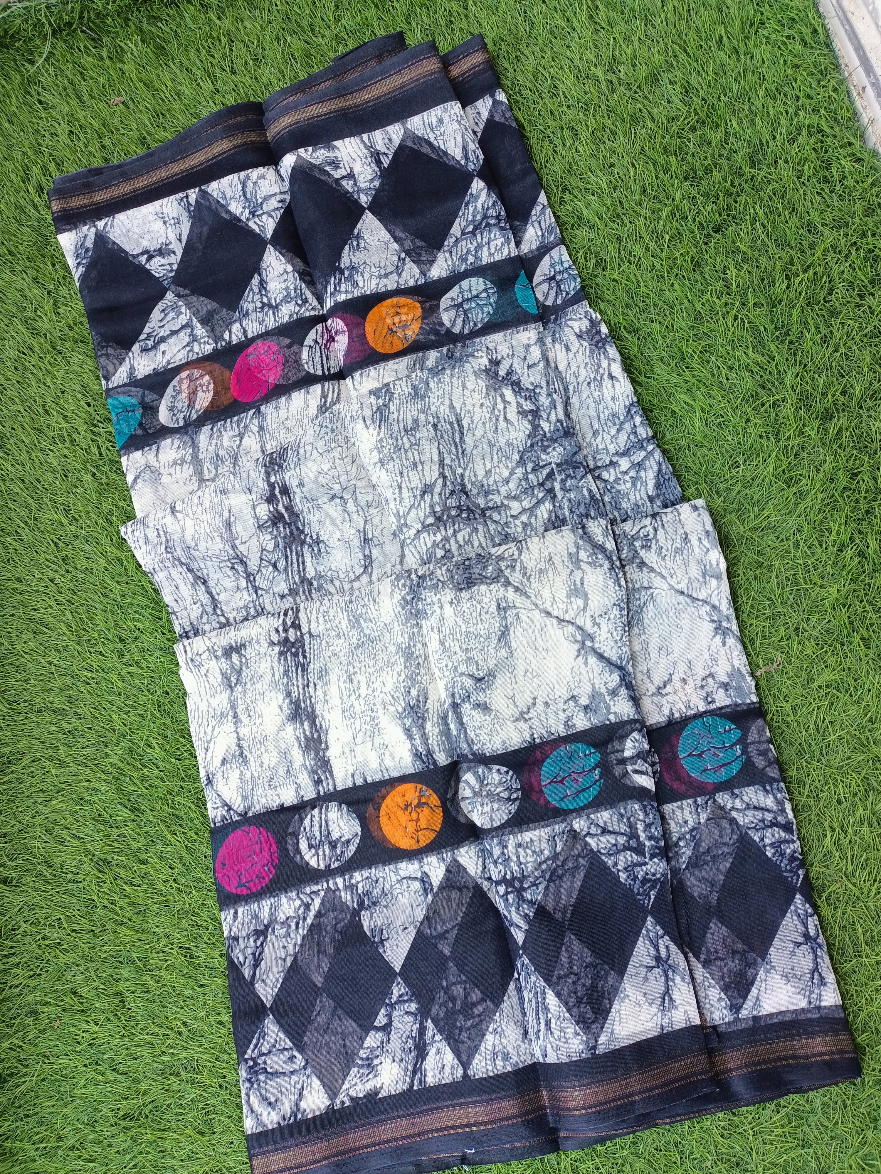 Cotton printed saree  available for sale