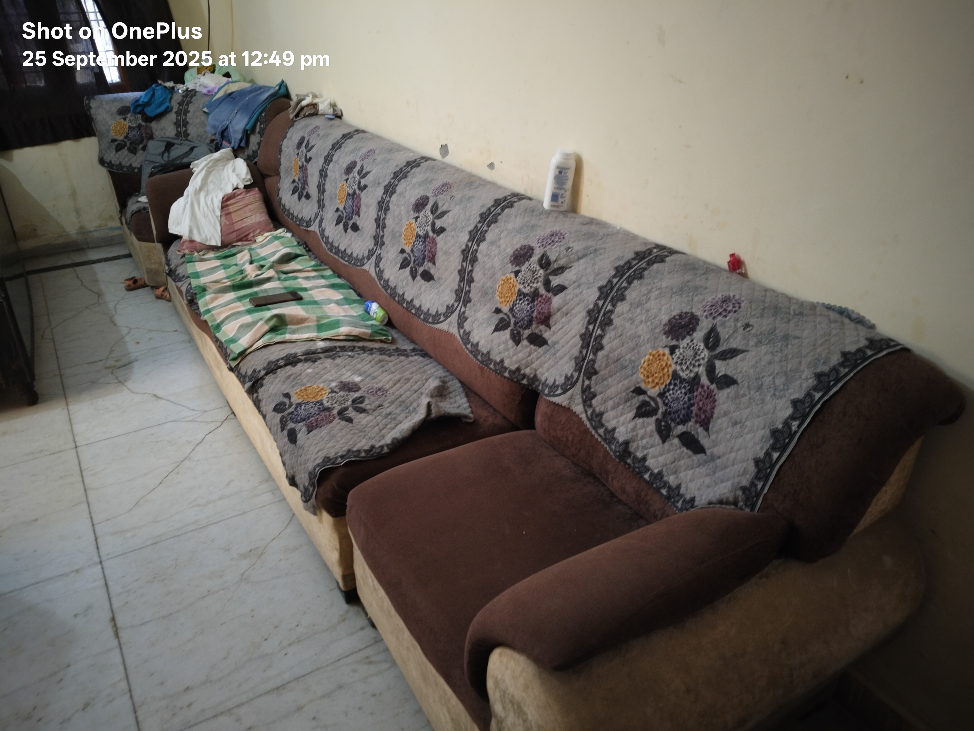 Seven seater sofa available for sale