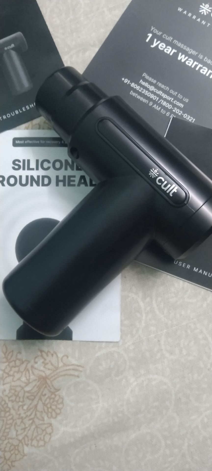 Cult deep muscle massage gun available for sale