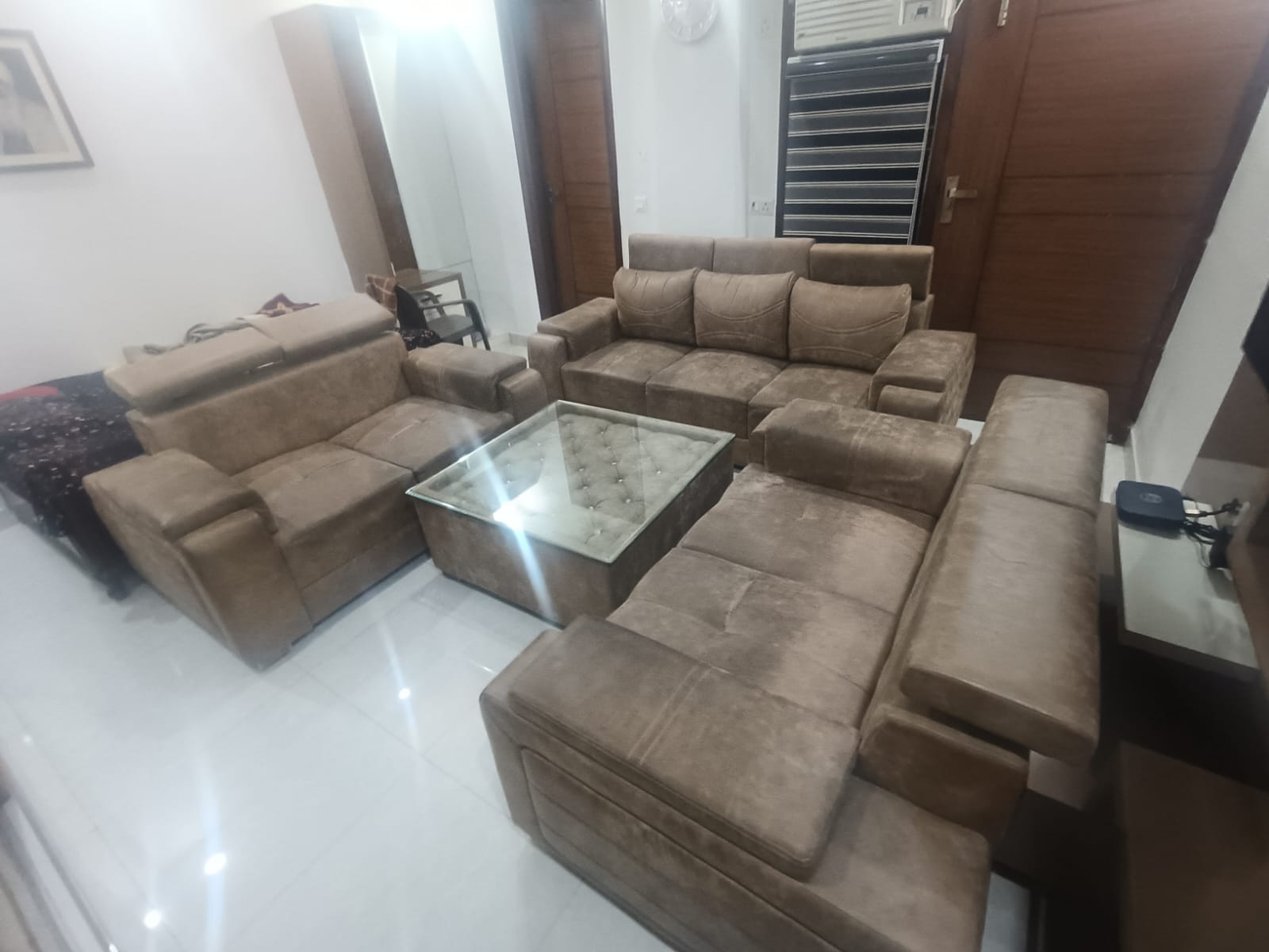 7 seater Sofa with Centre Table available for sale