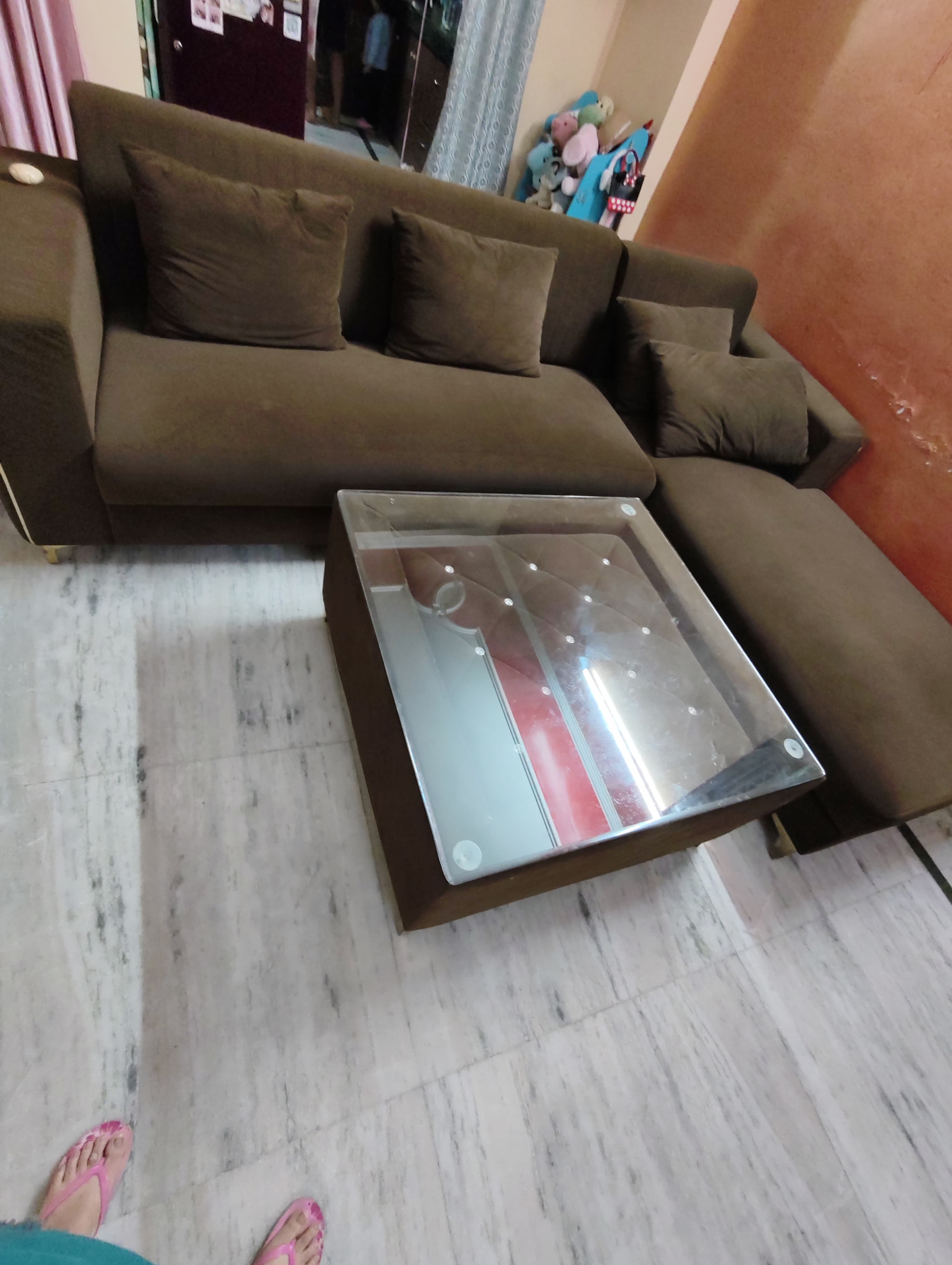 L shape sofa available for sale