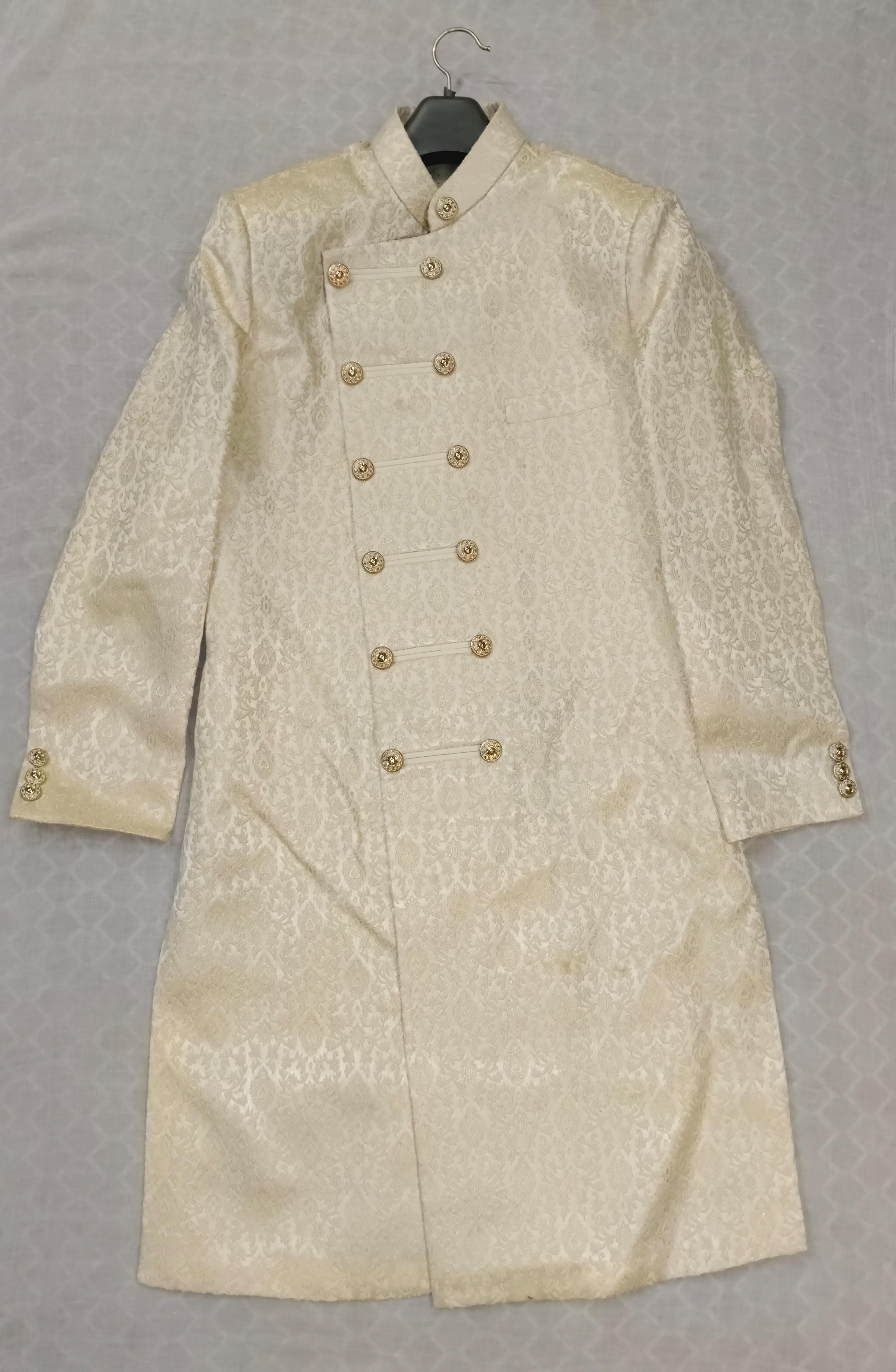 Sherwani with Kurta Pajama & Nagraa Joota available for sale