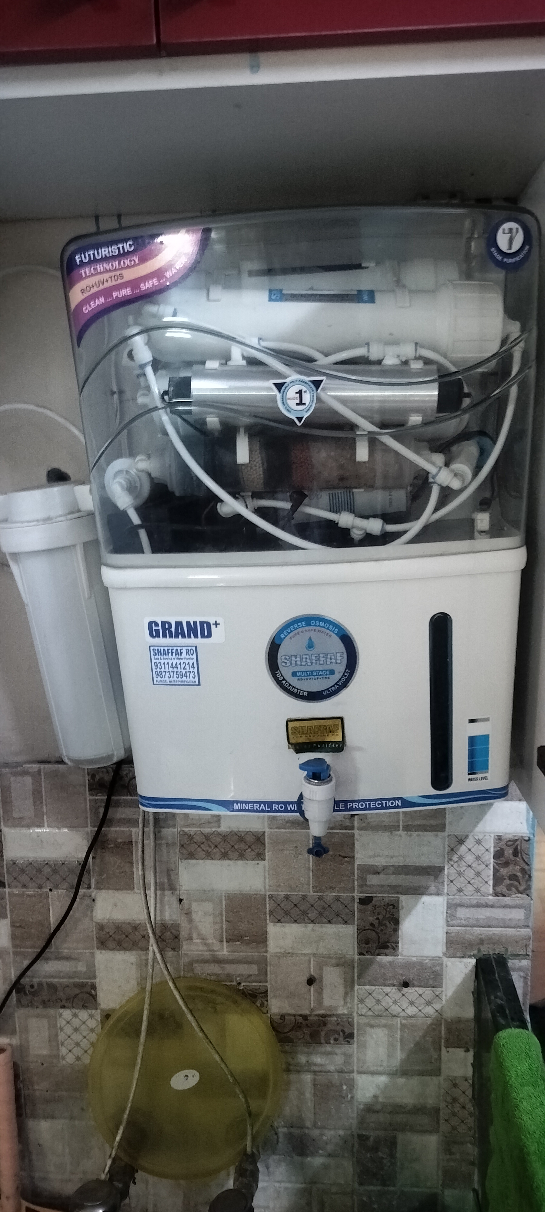 Shafaf water purifier available for sale