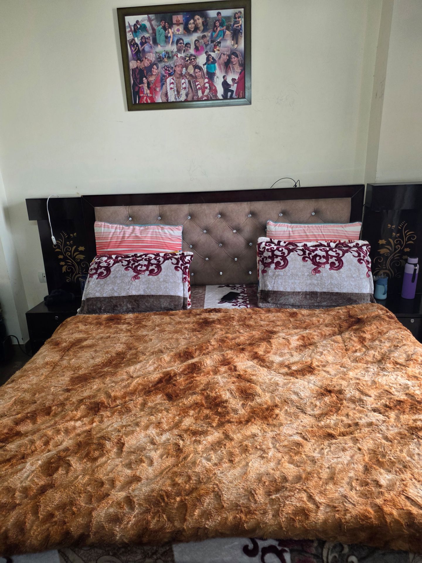 Bed Sofa and book shelf available for sale