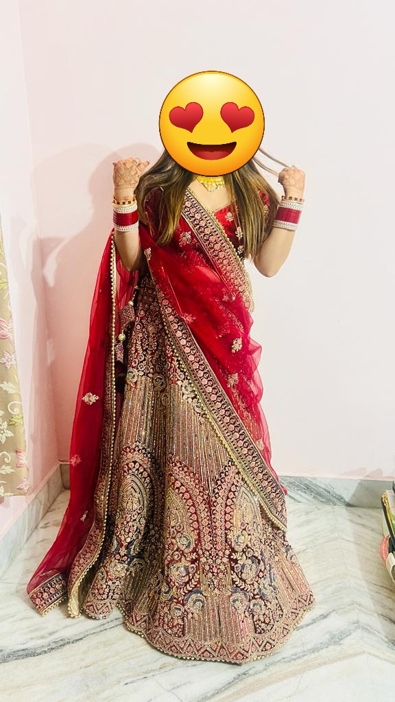 Bridal lehnga  available for sale