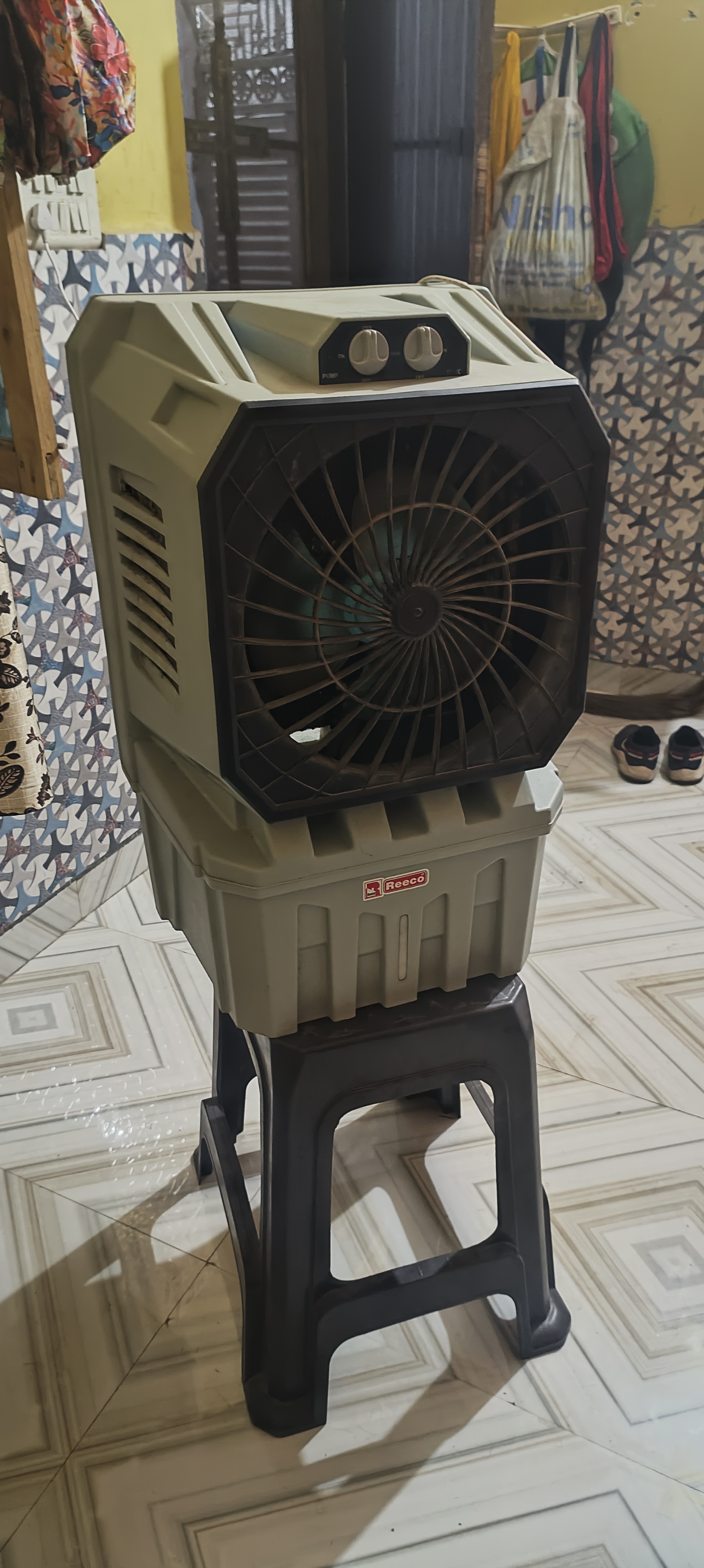 Chair and cooler available for sale