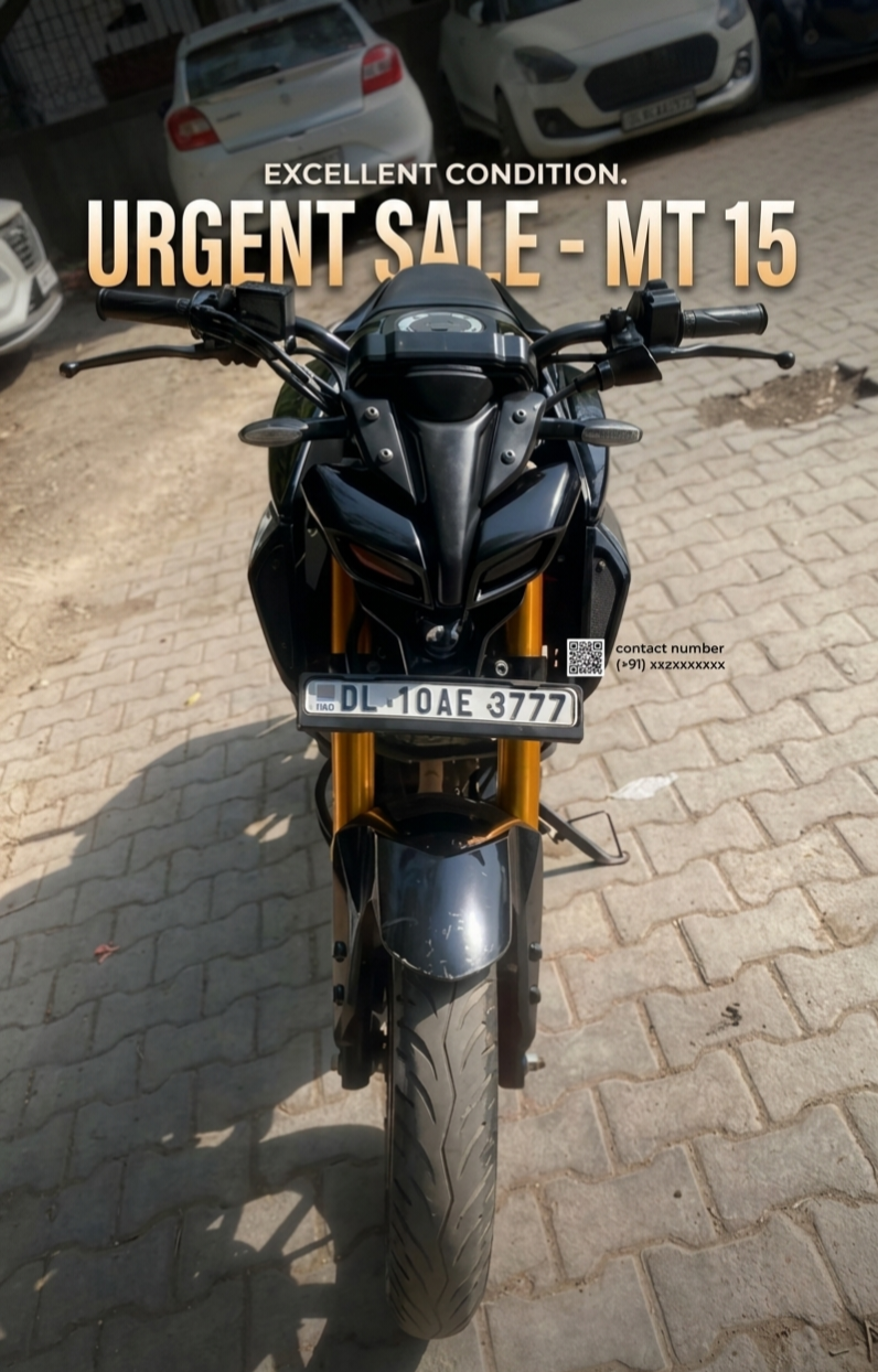 Yahama mt new condition  Mt 15  available for sale
