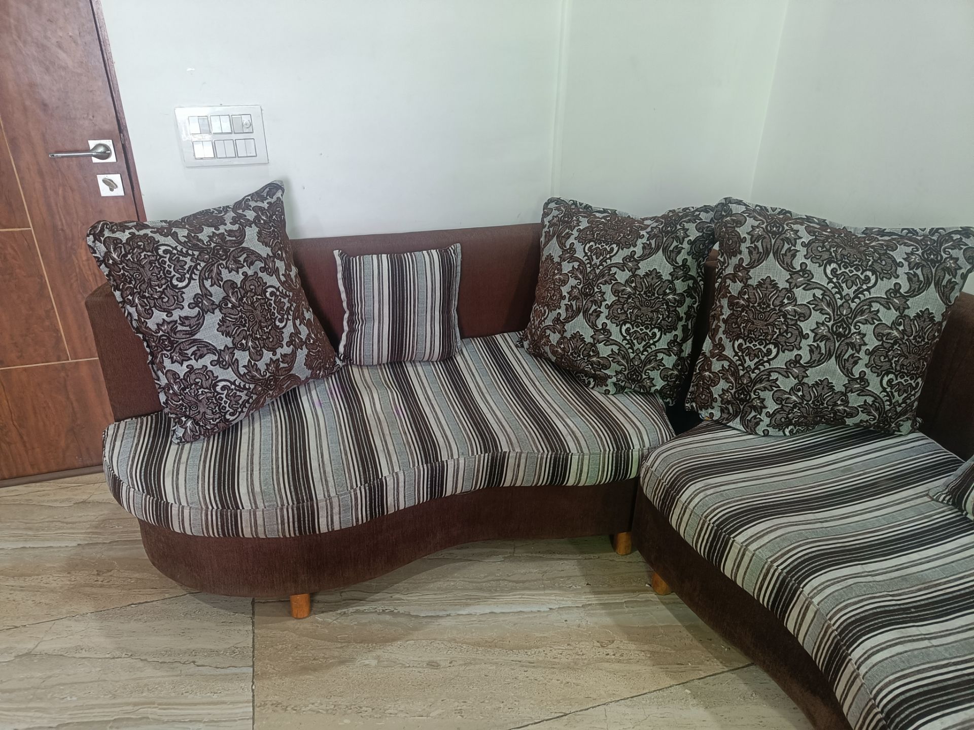 Six seater sofa available for sale