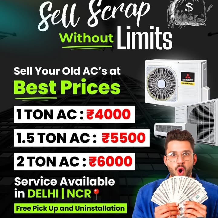 Old AC buyers Window AC available for sale