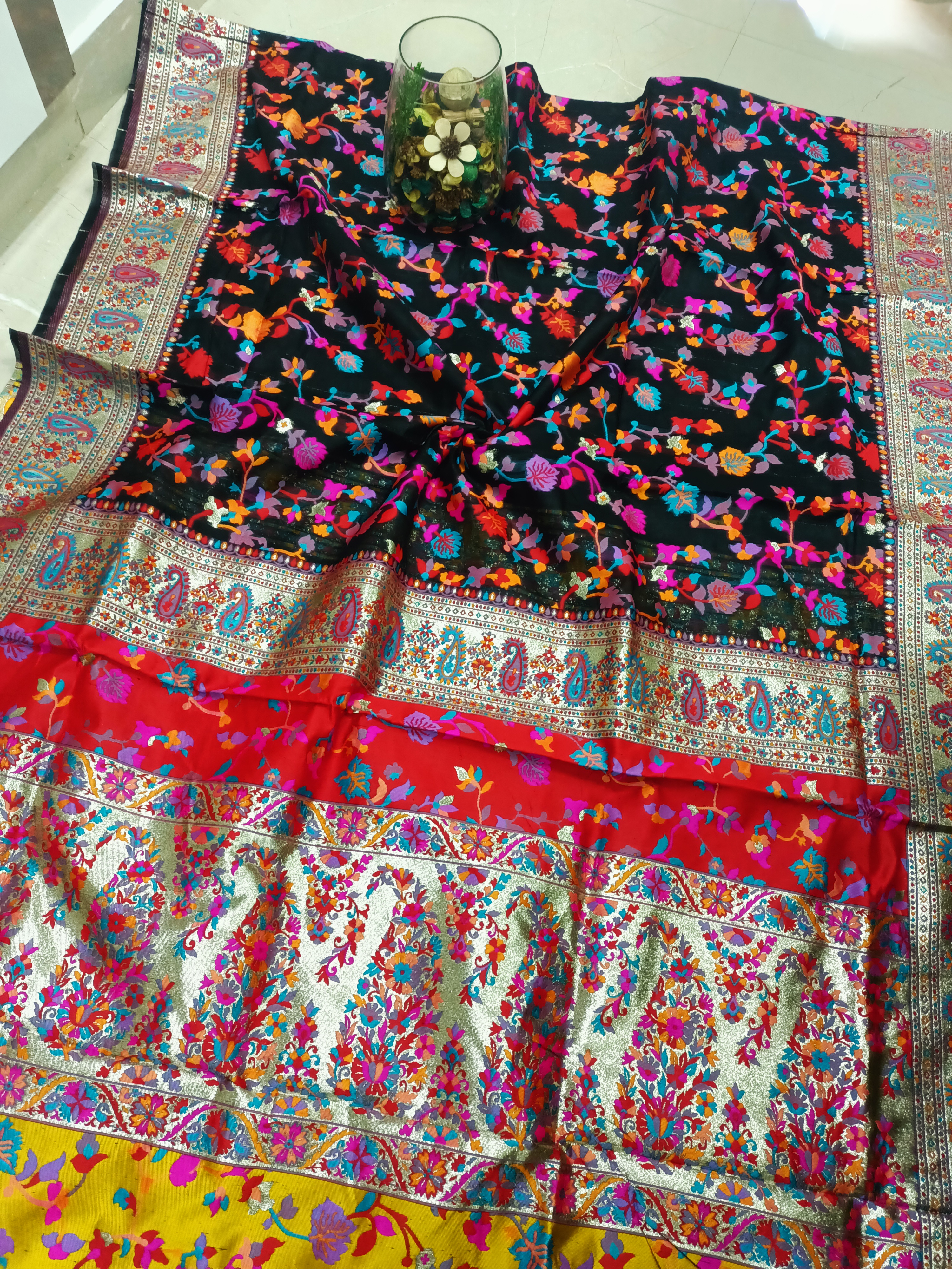 Saree cotton silk  available for sale