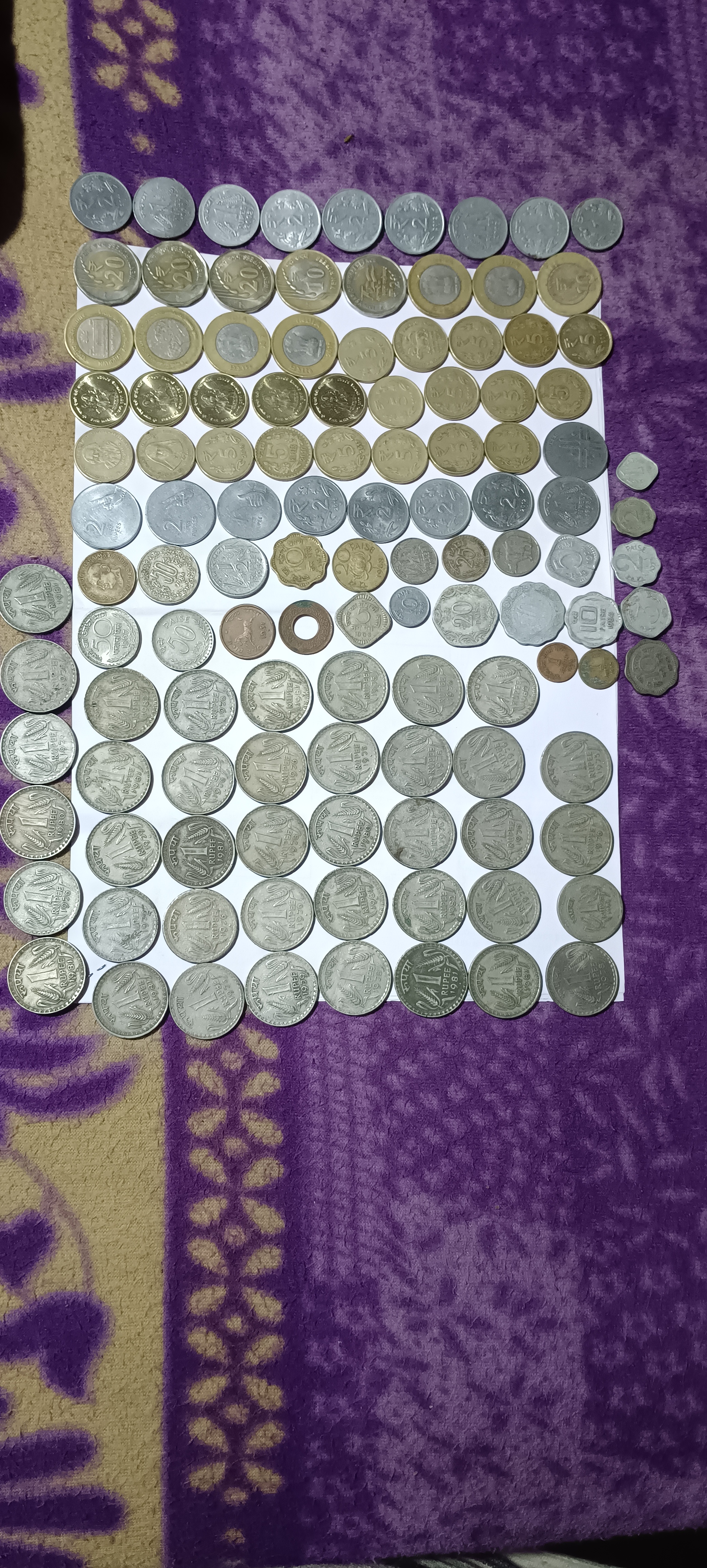 Indian old coins and paper currency notes for sale