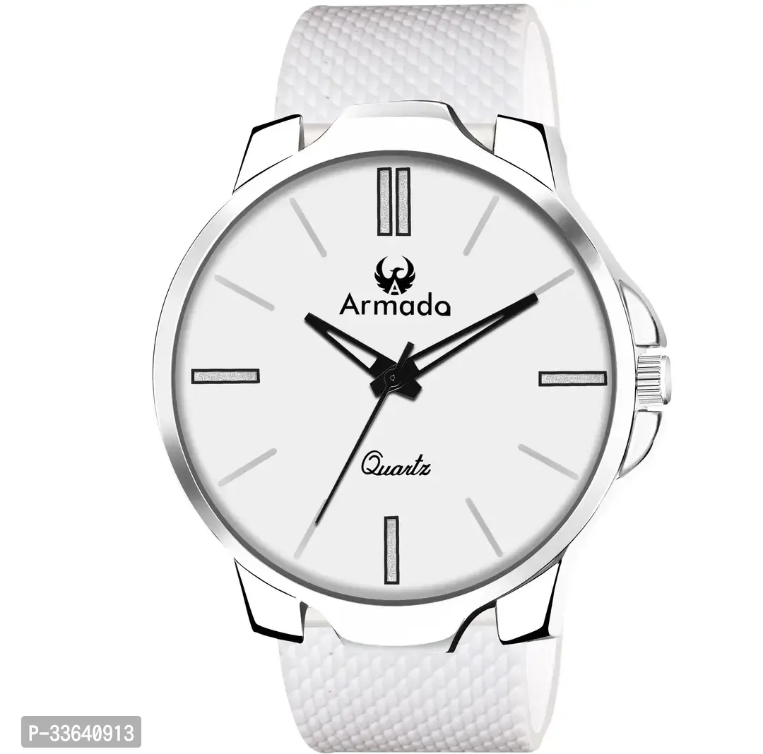 White analog watch for men  available for sale