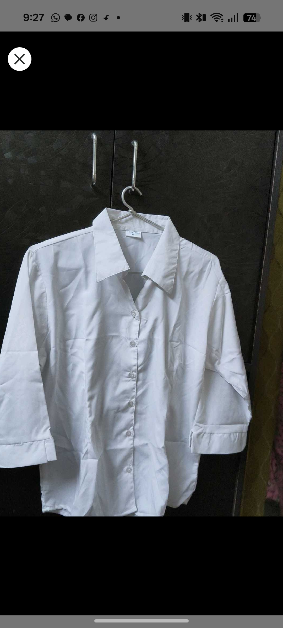 White collar shirt available for sale