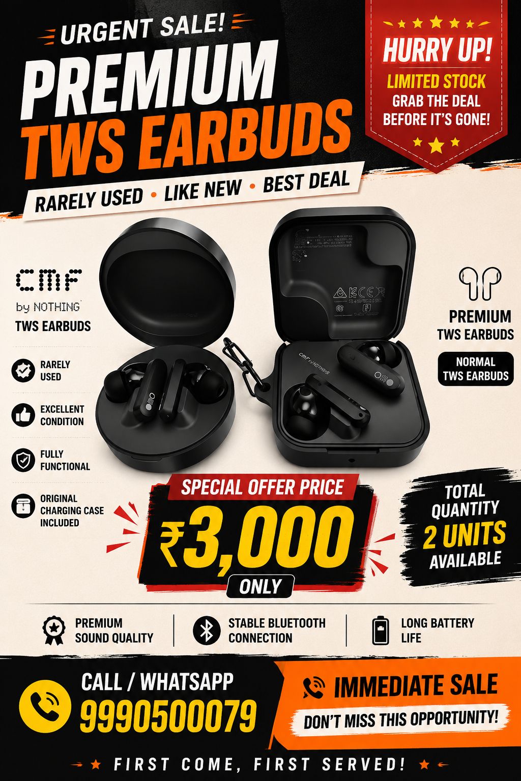 CMF by nothing Earbuds available for sale