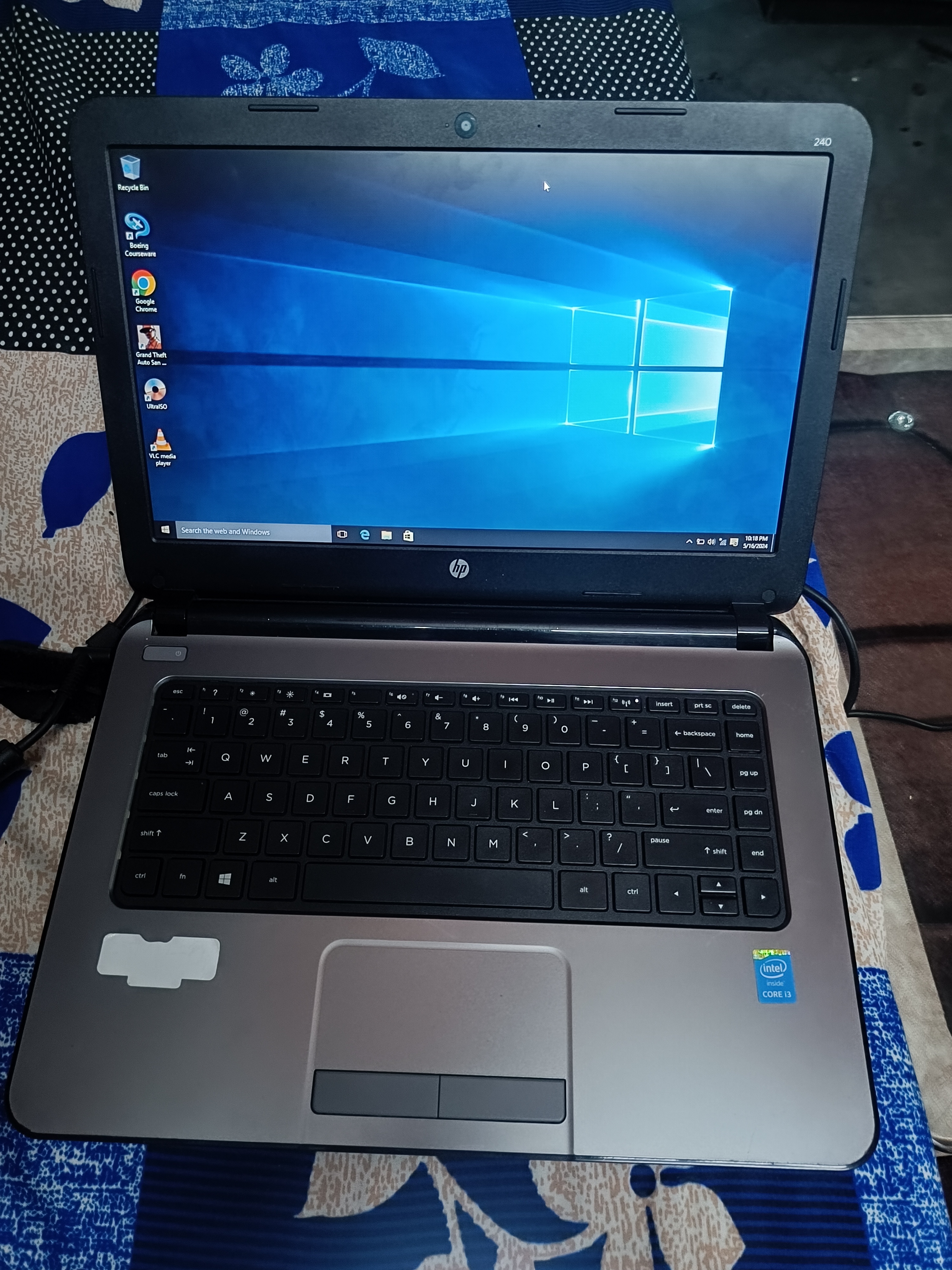 Hp I3 intel 4 gb ram 512 gb with SSD windows available for sale