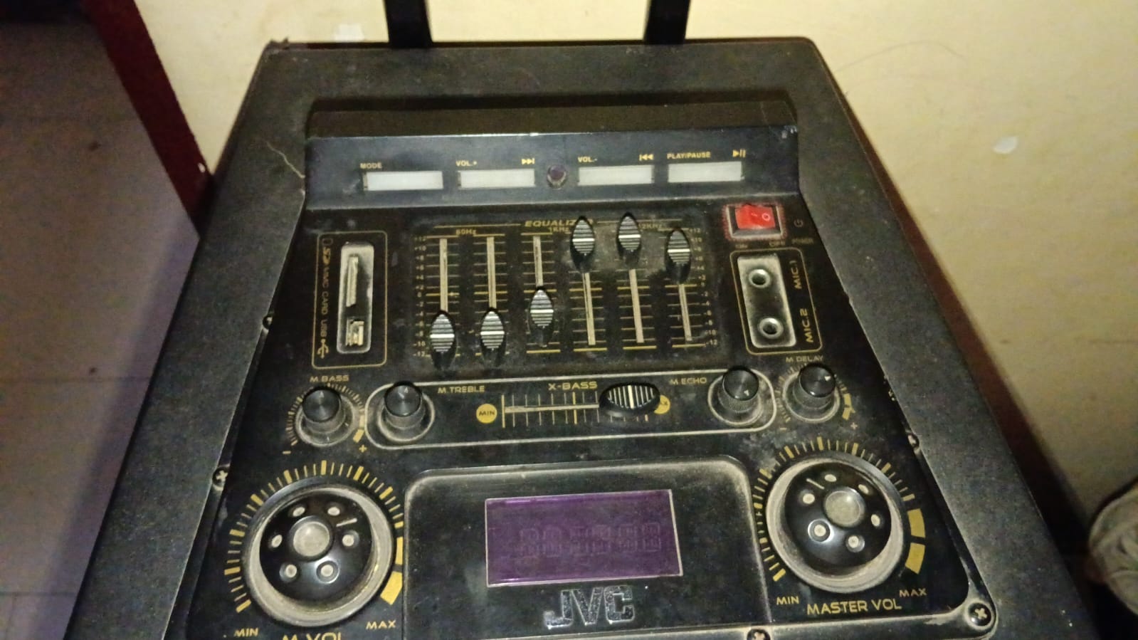 Bluetooth speaker JVC wireless mic speaker Dj speaker system available for sale