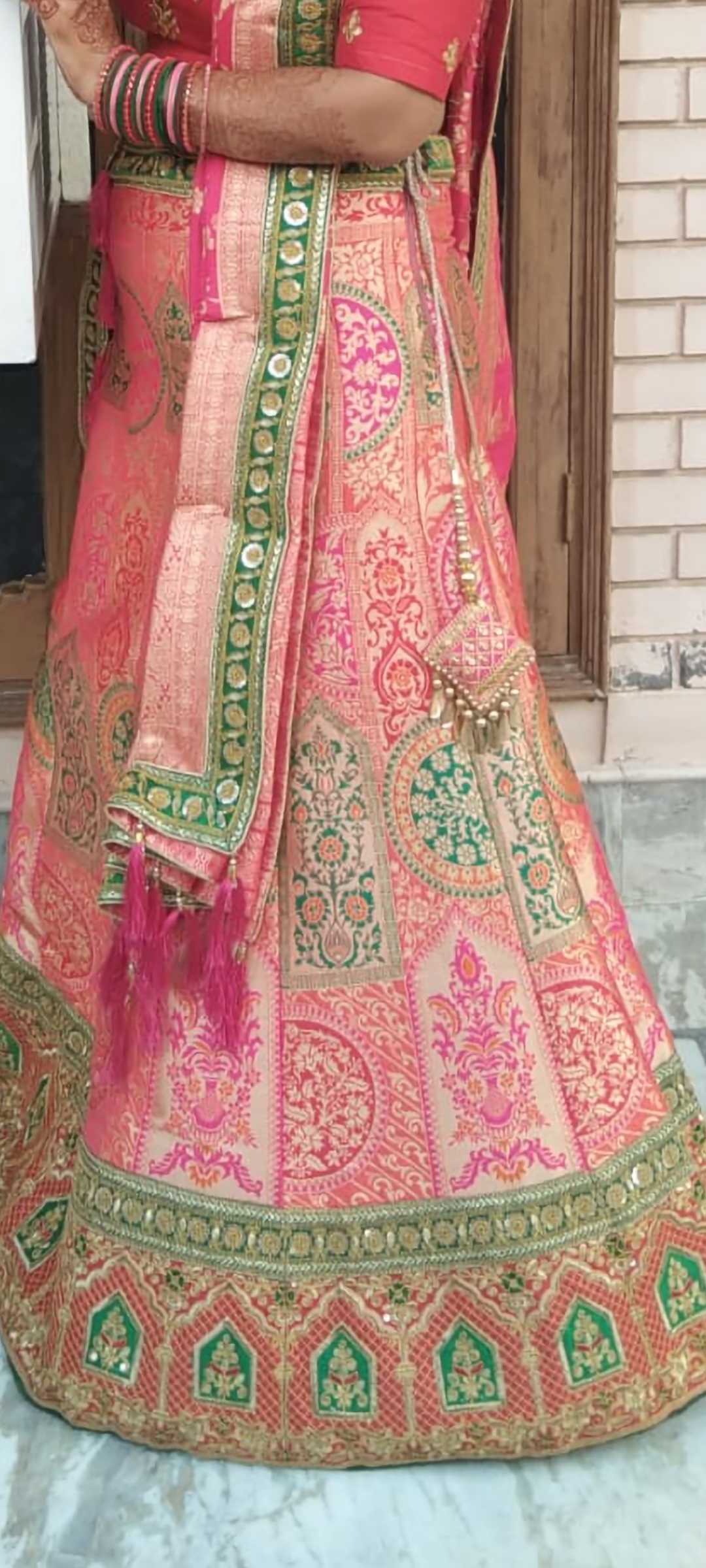 Partywear heavy lahenga available for sale