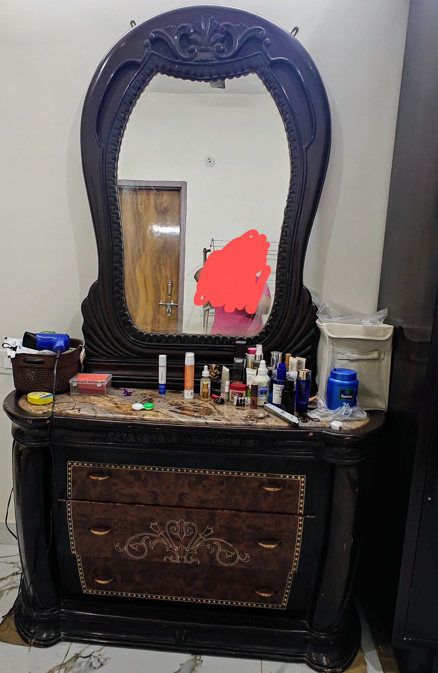 Dressing table with mirror available for sale