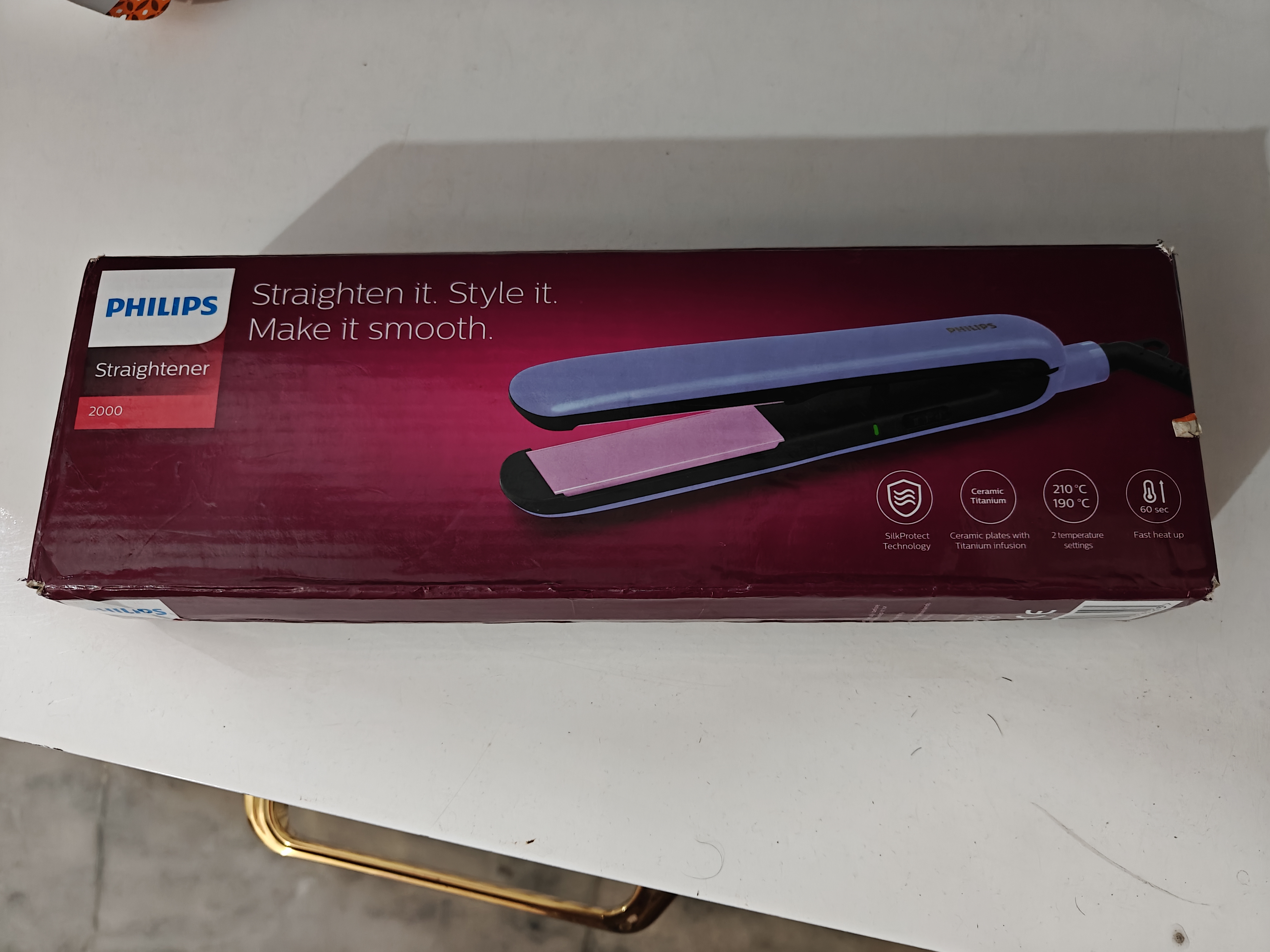 Hair straightener available for sale