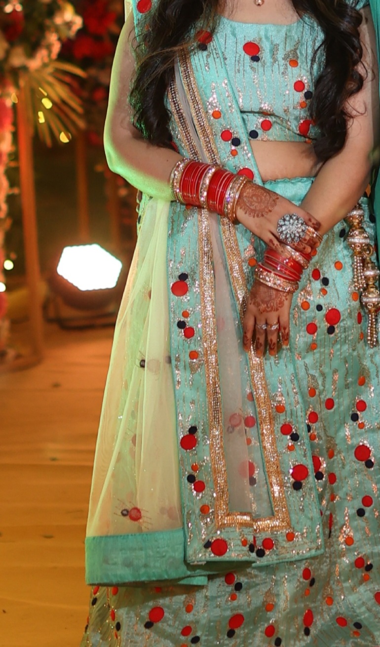 Lehanga choli with new duppata  available for sale