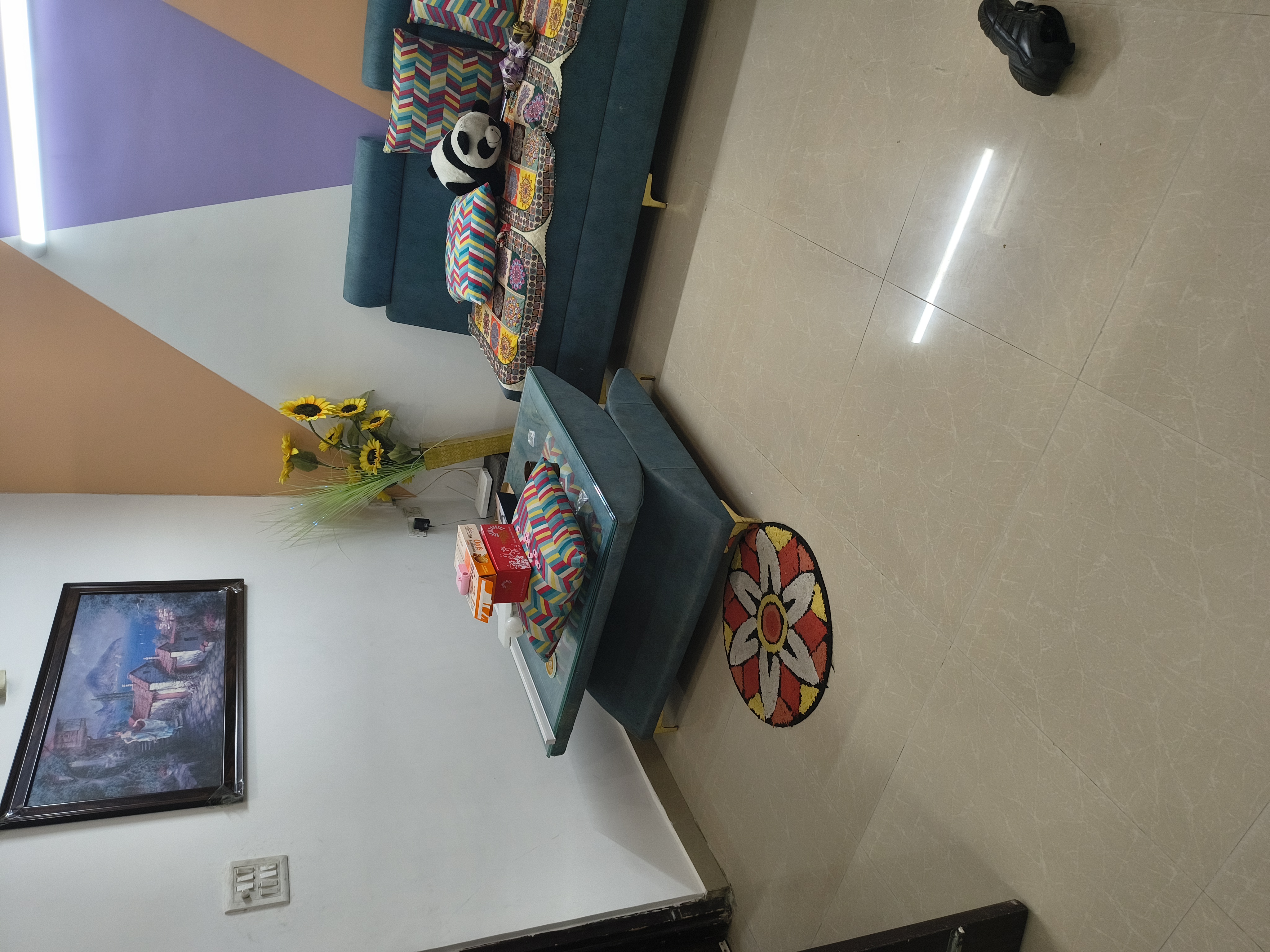 L shape sofa available for sale