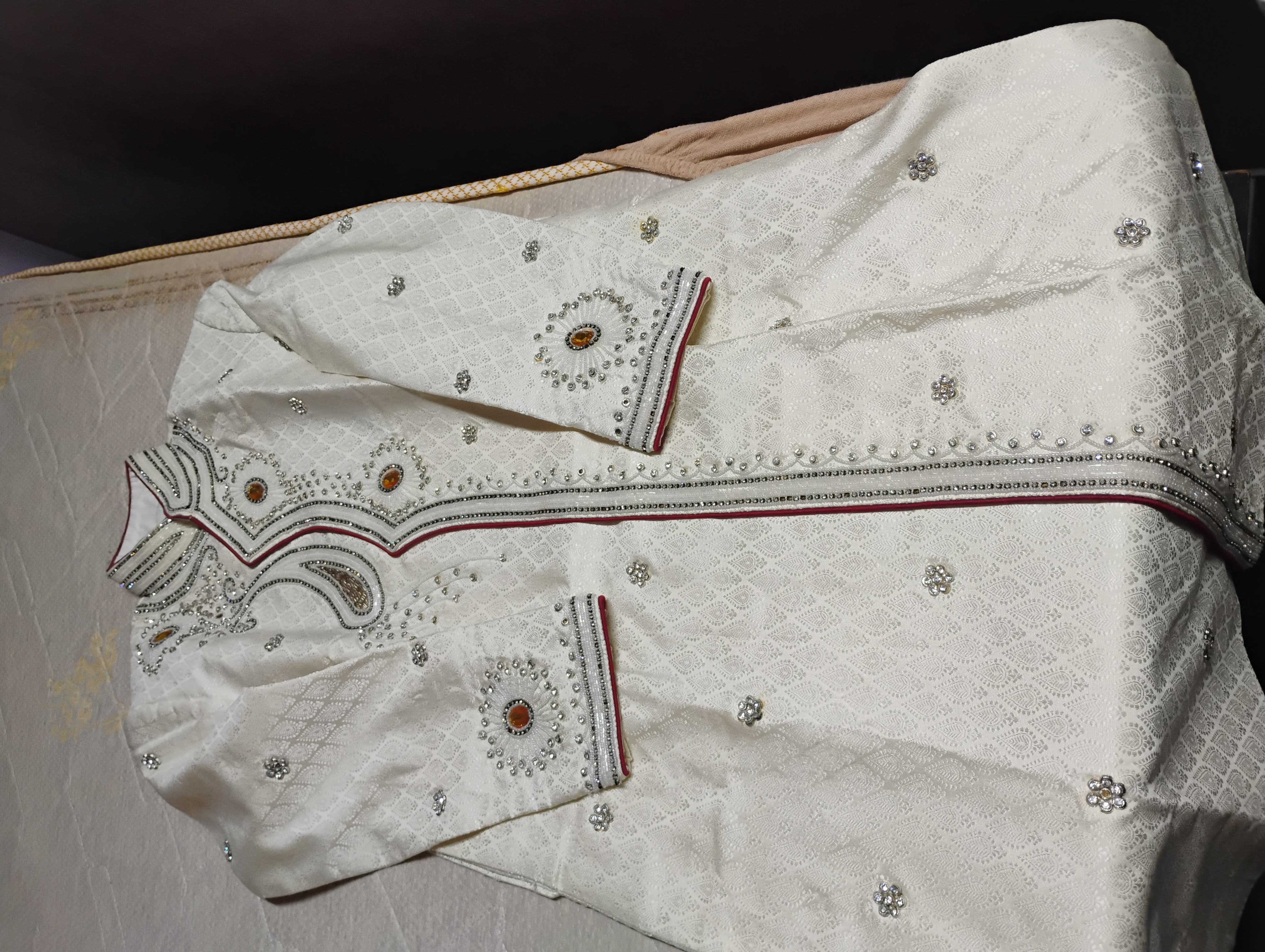 Cream colour Sherwani  available for sale