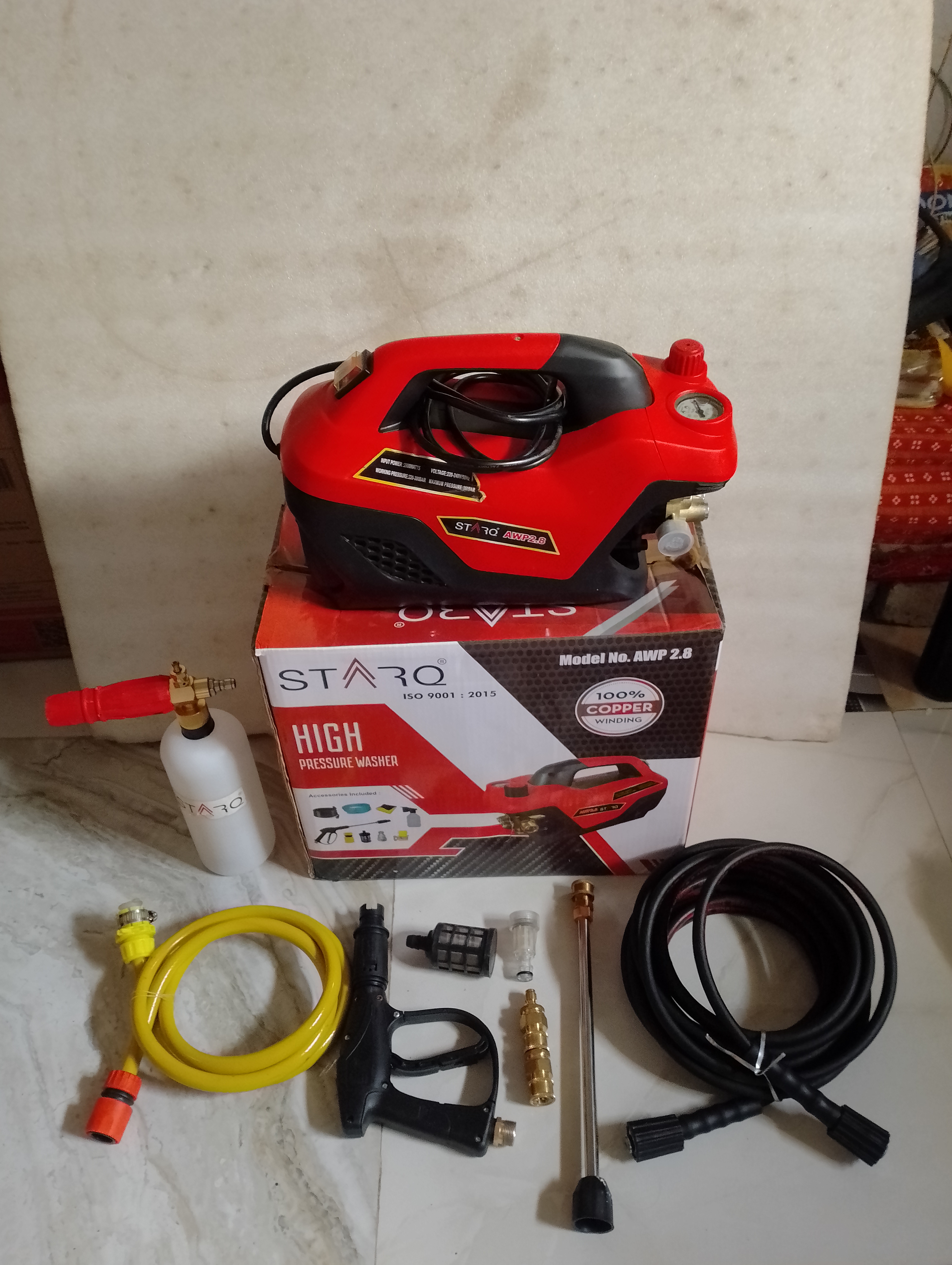 High pressure washer machine two month old with bill available for sale