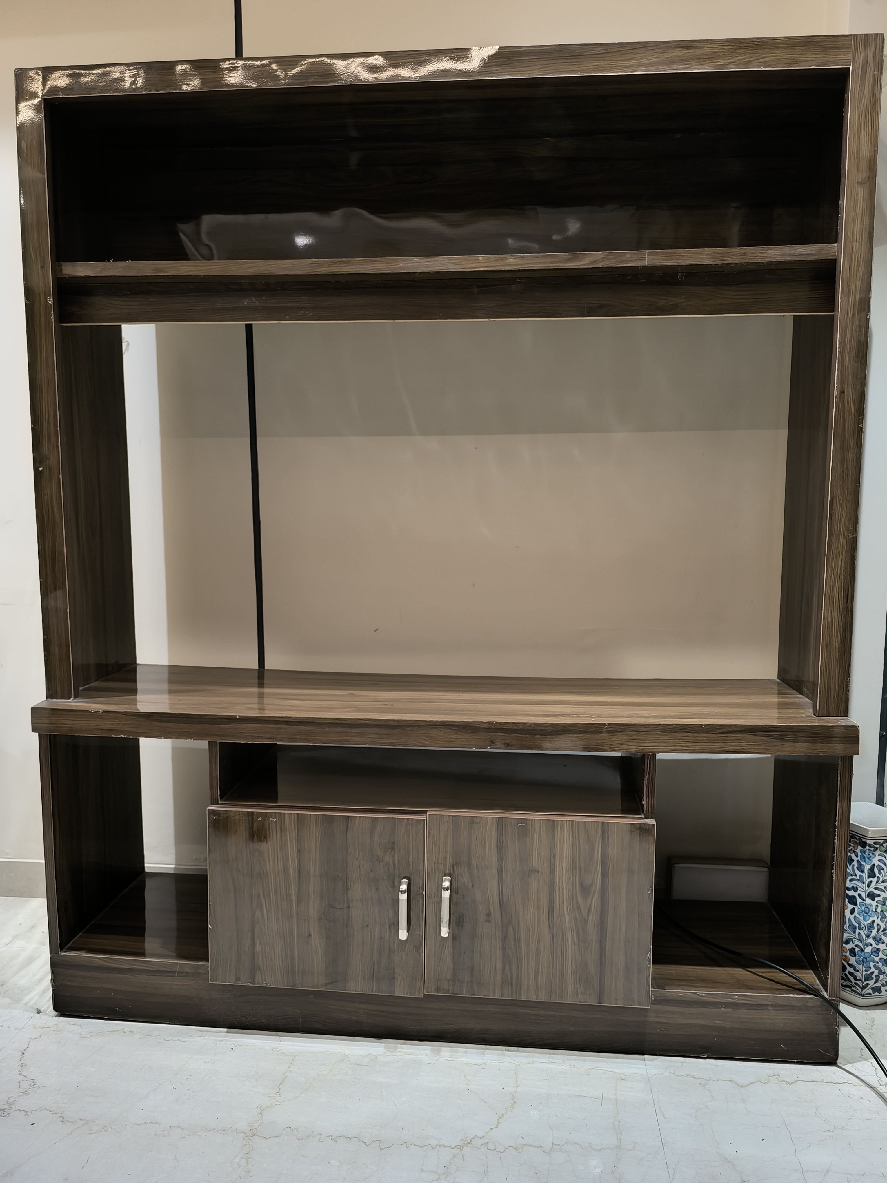 T V ENTERTAINMENT UNIT WITH STORAGE  available for sale