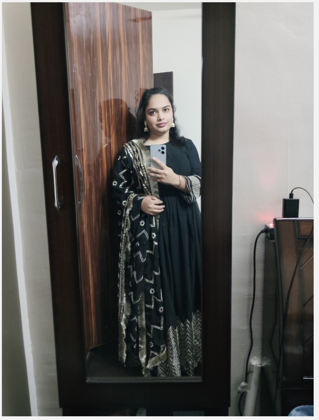 Gown for women with heavy design duppata  available for sale