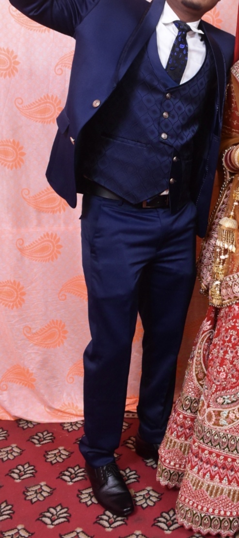 Premium Navy Blue 3-Piece Suit – Perfect for Weddings & Formal Events! available for sale