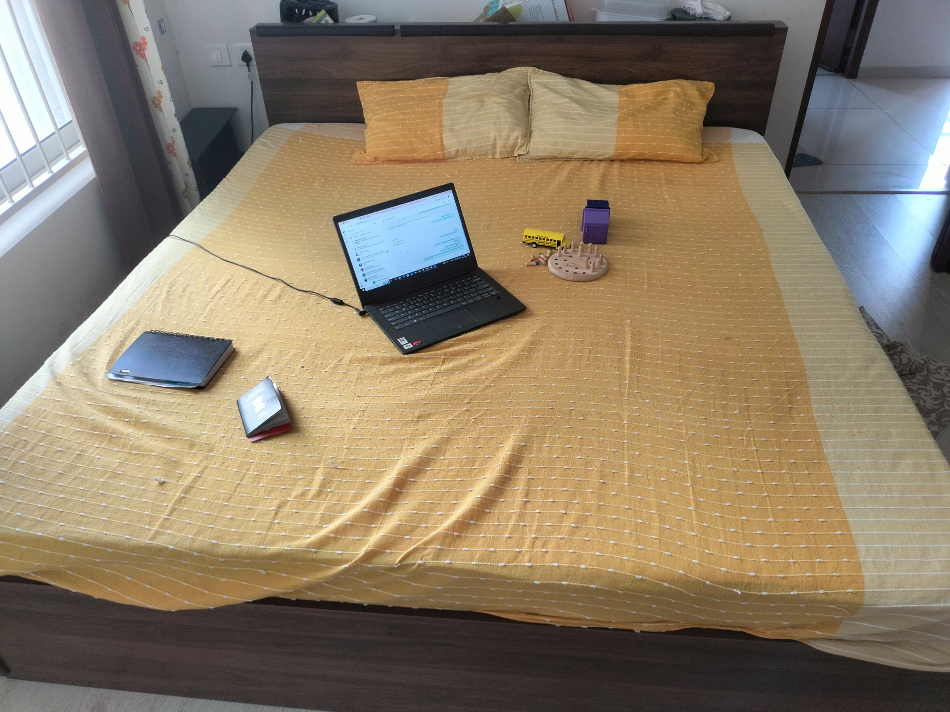 Bed king Size with matters  available for sale
