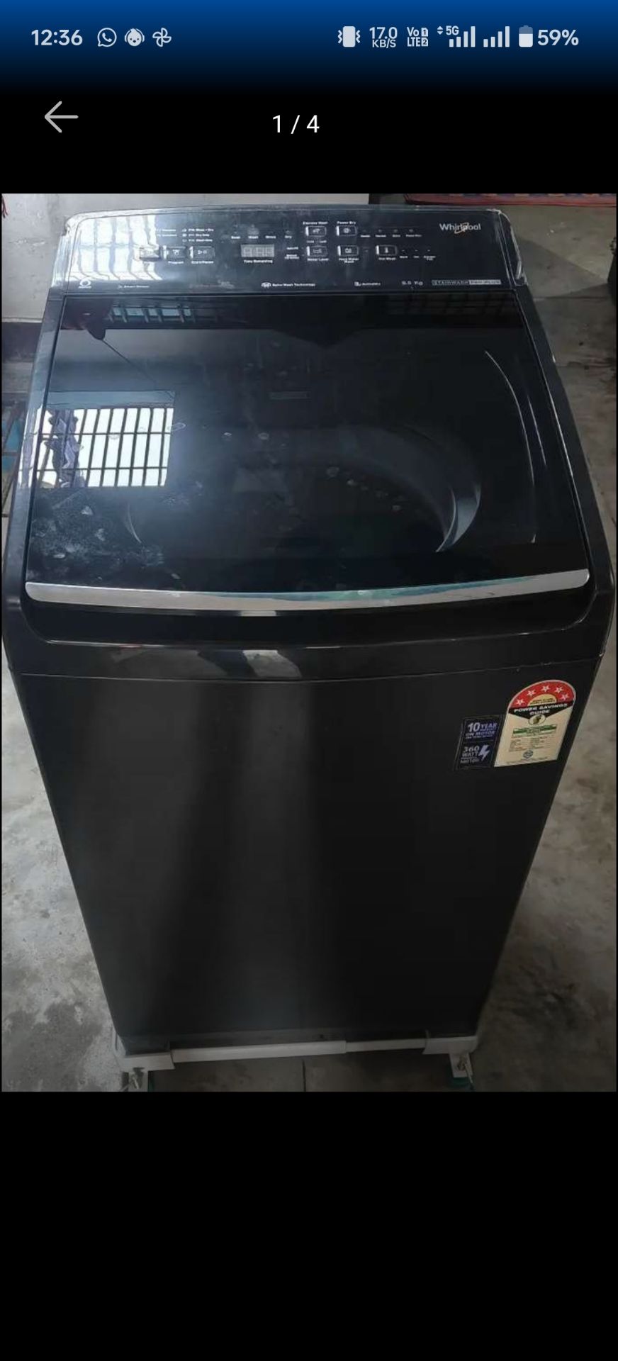Whirlpool washing machine urgent sale Washing Machine available for sale