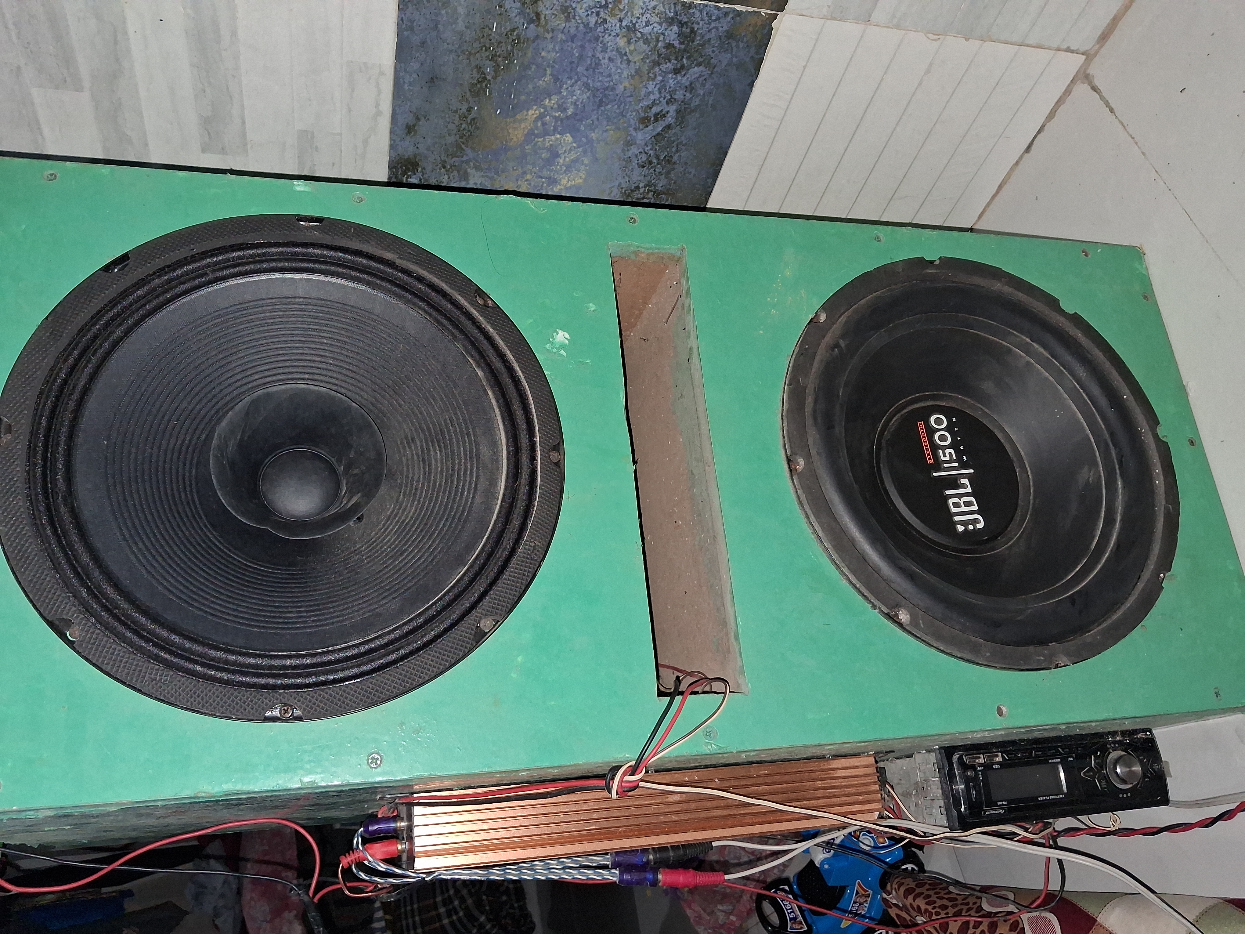 Jbl subwoofer and speaker available for sale