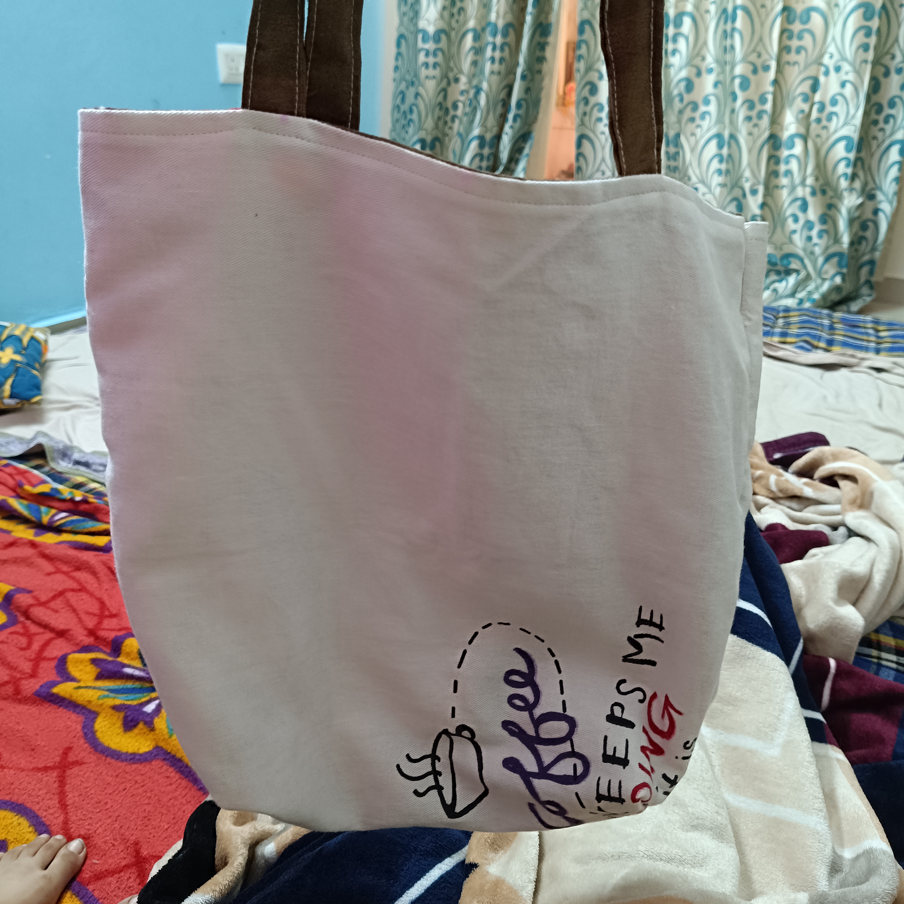 Hand made bag available for sale
