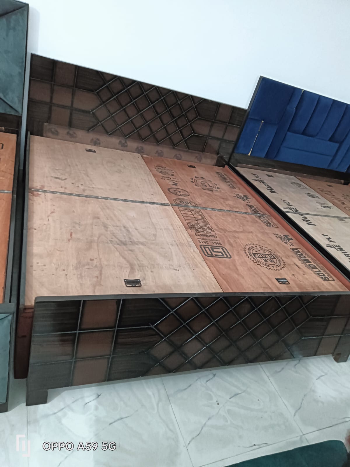 New double bed with box 6 6 low price  available for sale