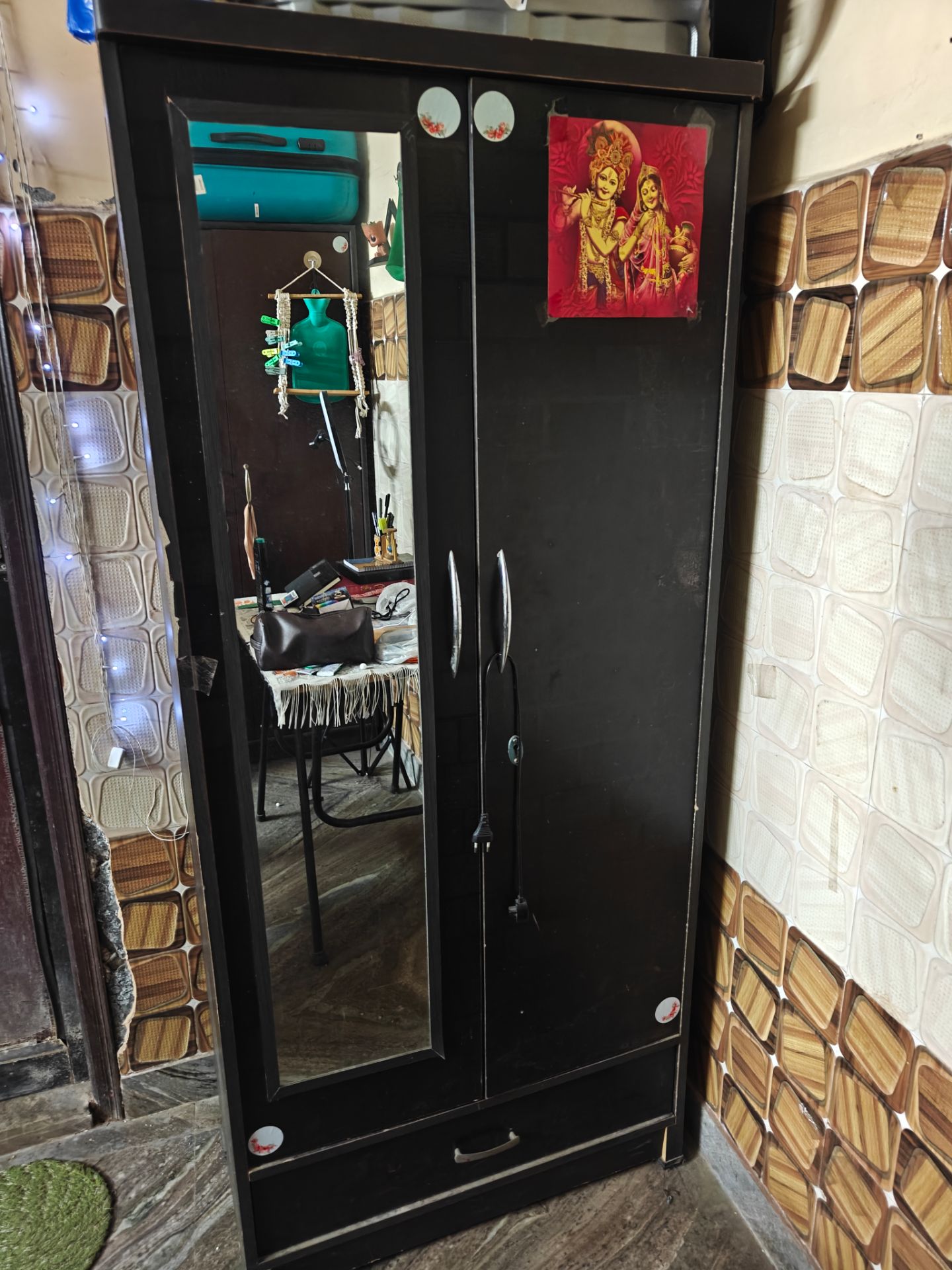Wooden wardrobe available for sale
