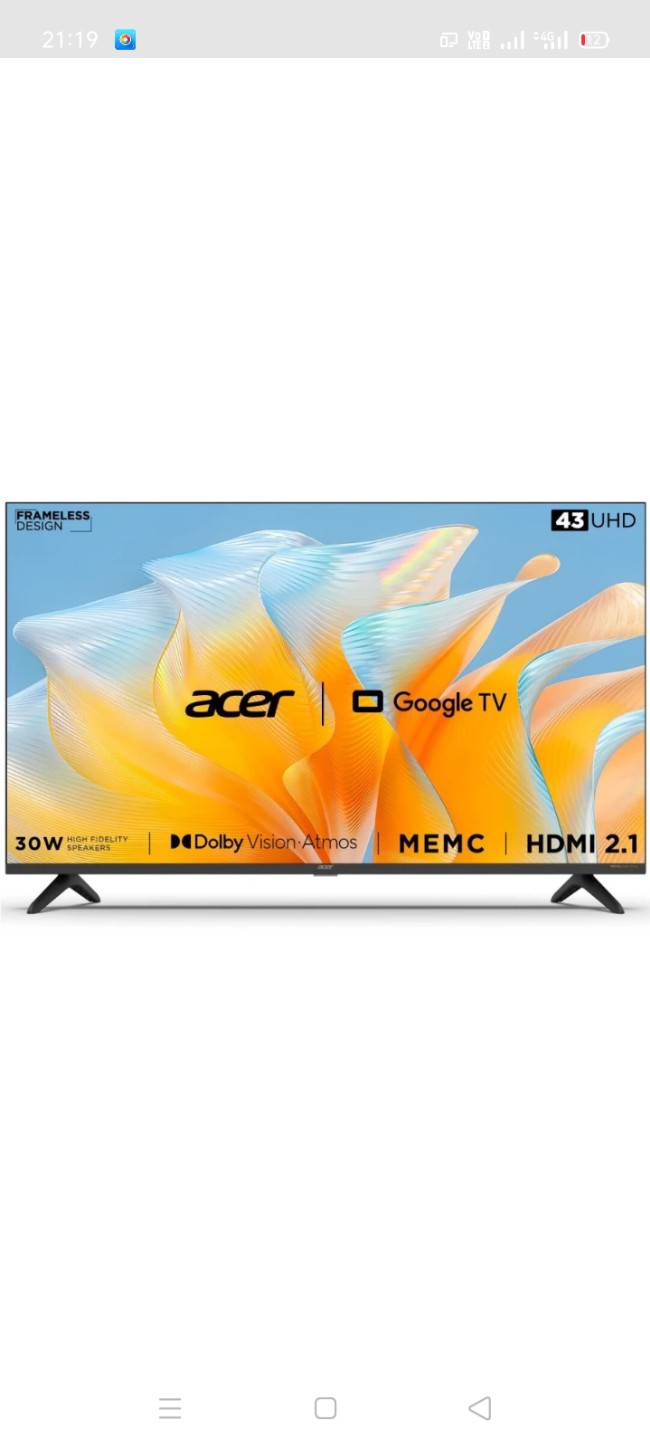 Acer TV available for sale